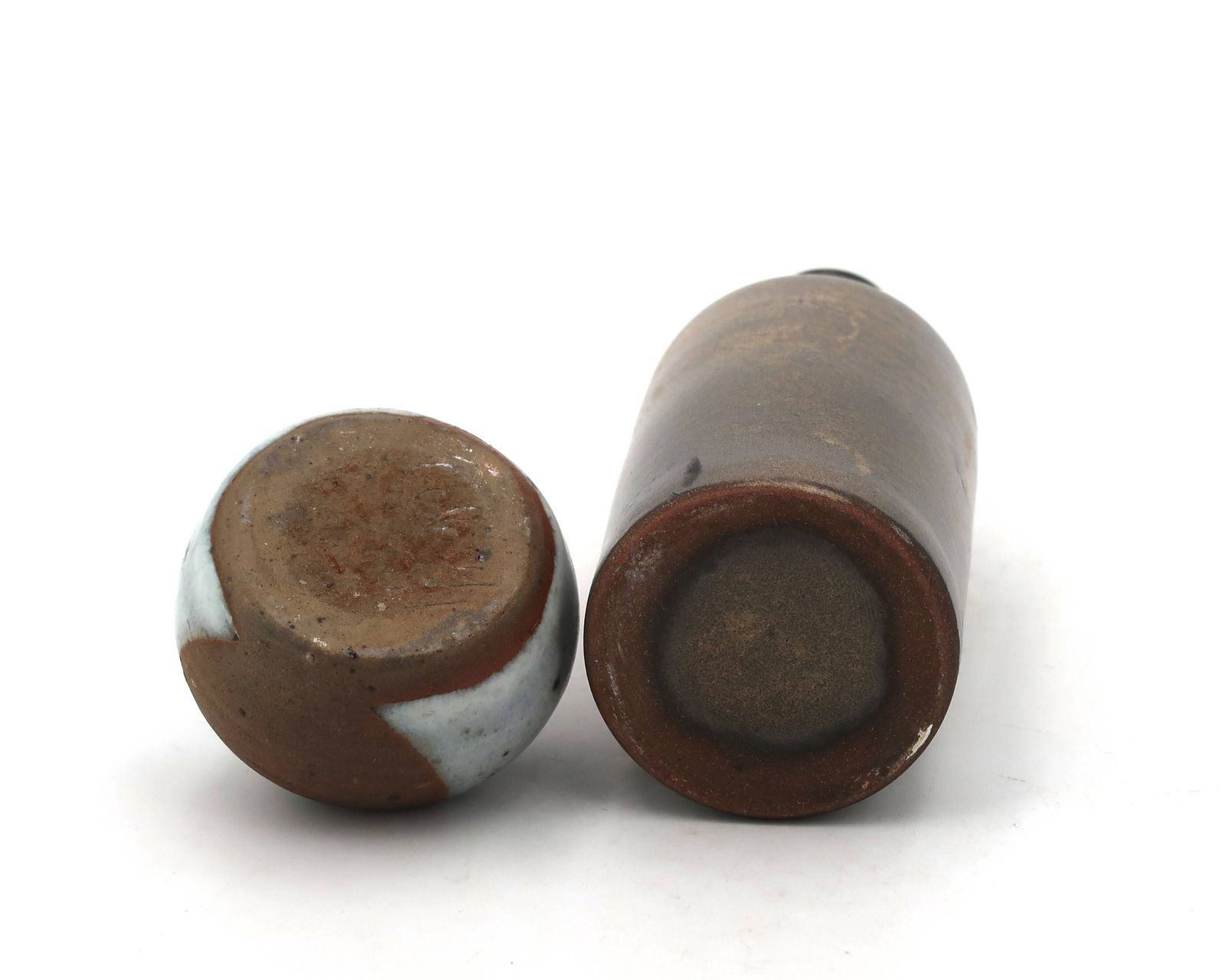 photo furniture Two Small Stoneware Vases, 1970s.