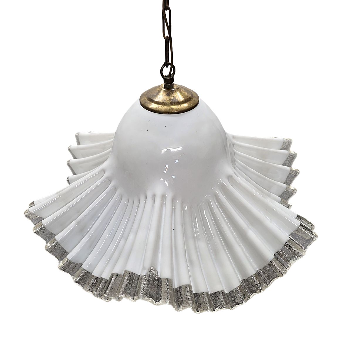 Murano Fazzoletto Pendant Lamp, 1970s photo vinterior