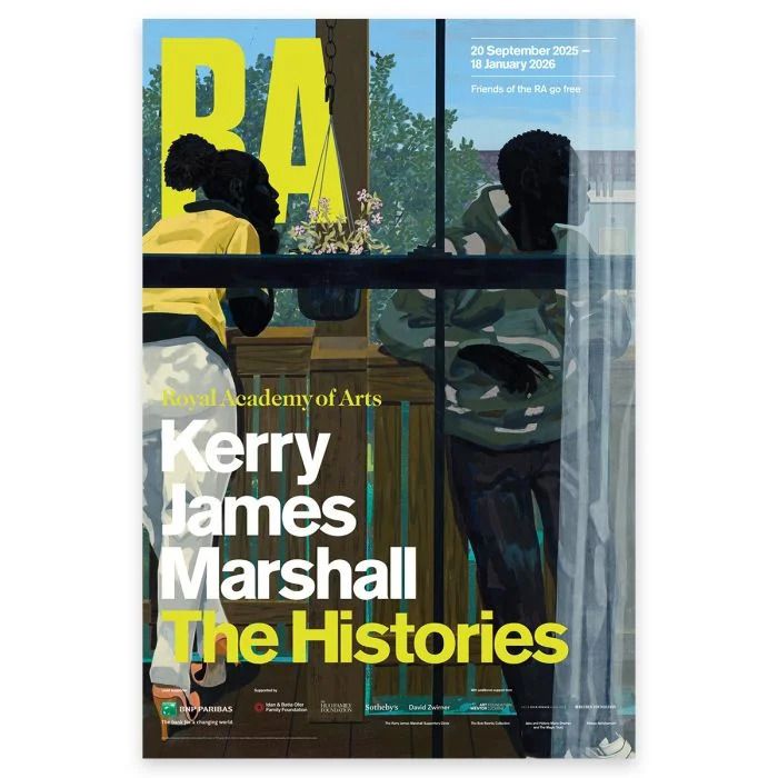 Kerry James Marshall Porch Deck Royal Academy Exhibition Poster (2025), 2025