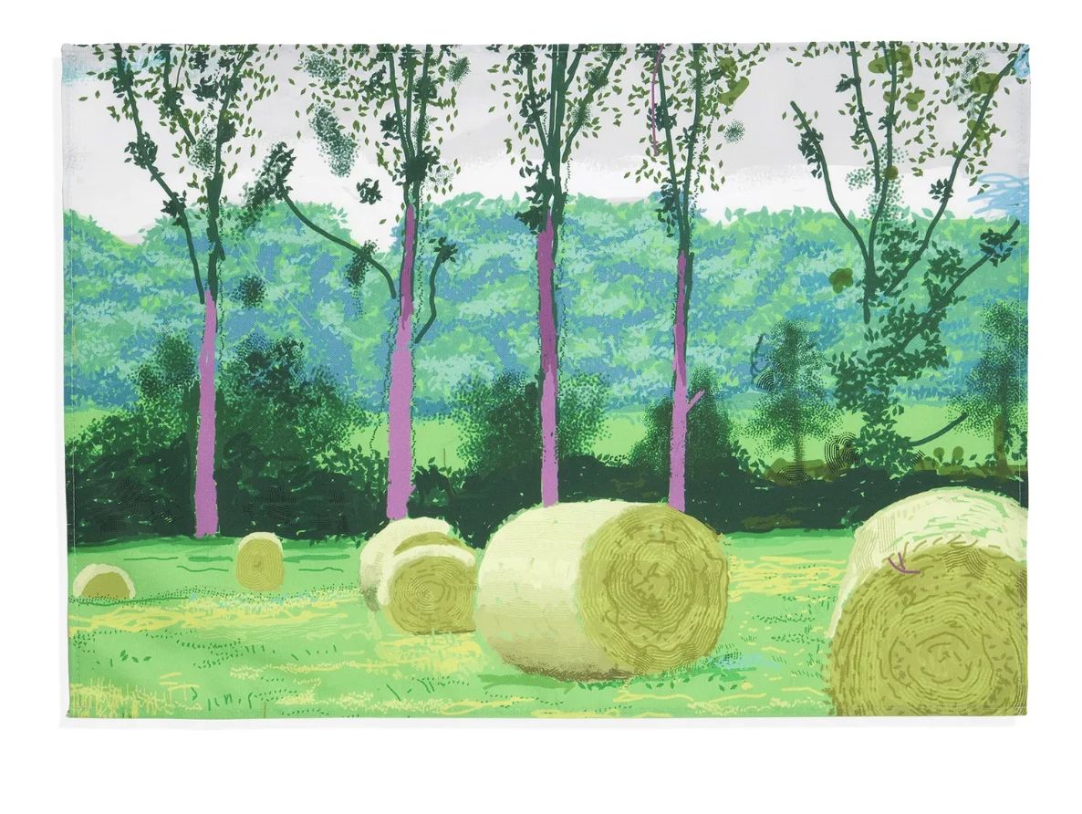 David Hockney Tea Towel   A Year In Normandie, 2025