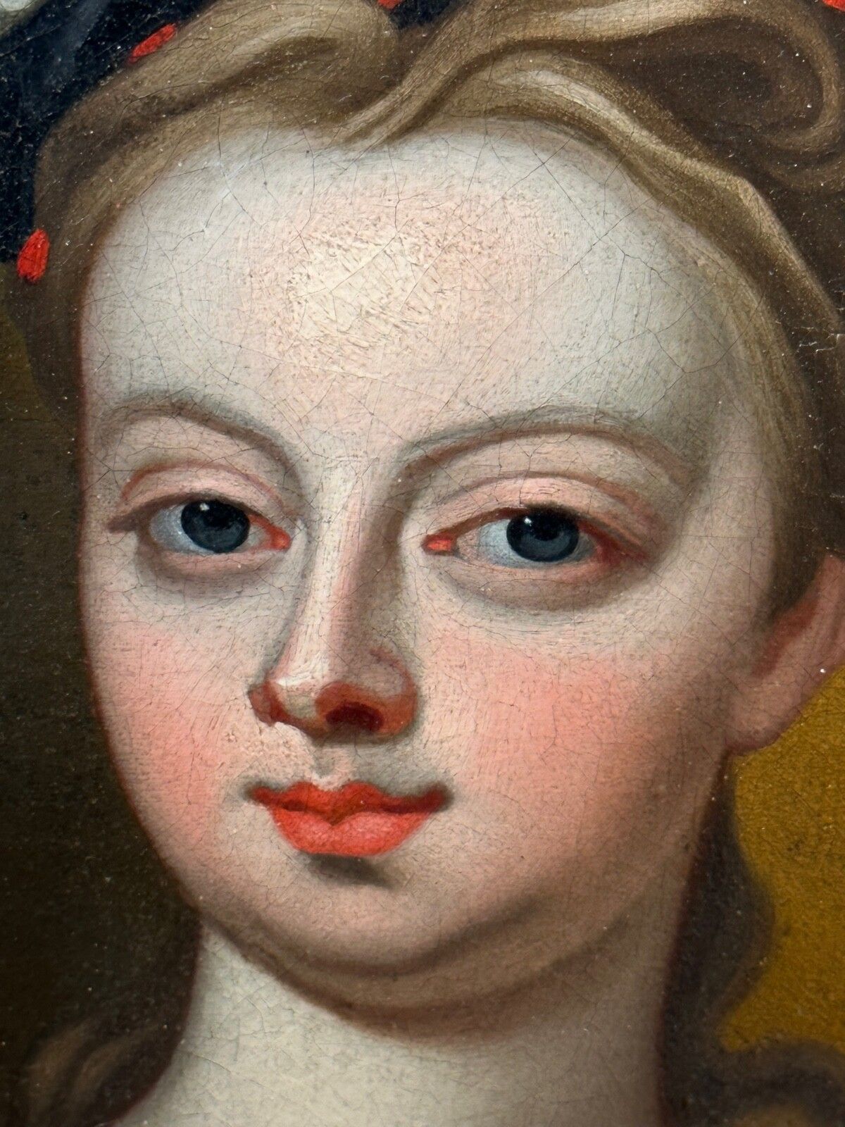 Kunst Belangrijk historisch 18e-eeuws olieverfportret Lady Lucy Montagu, Circle of John Vanderbank photo