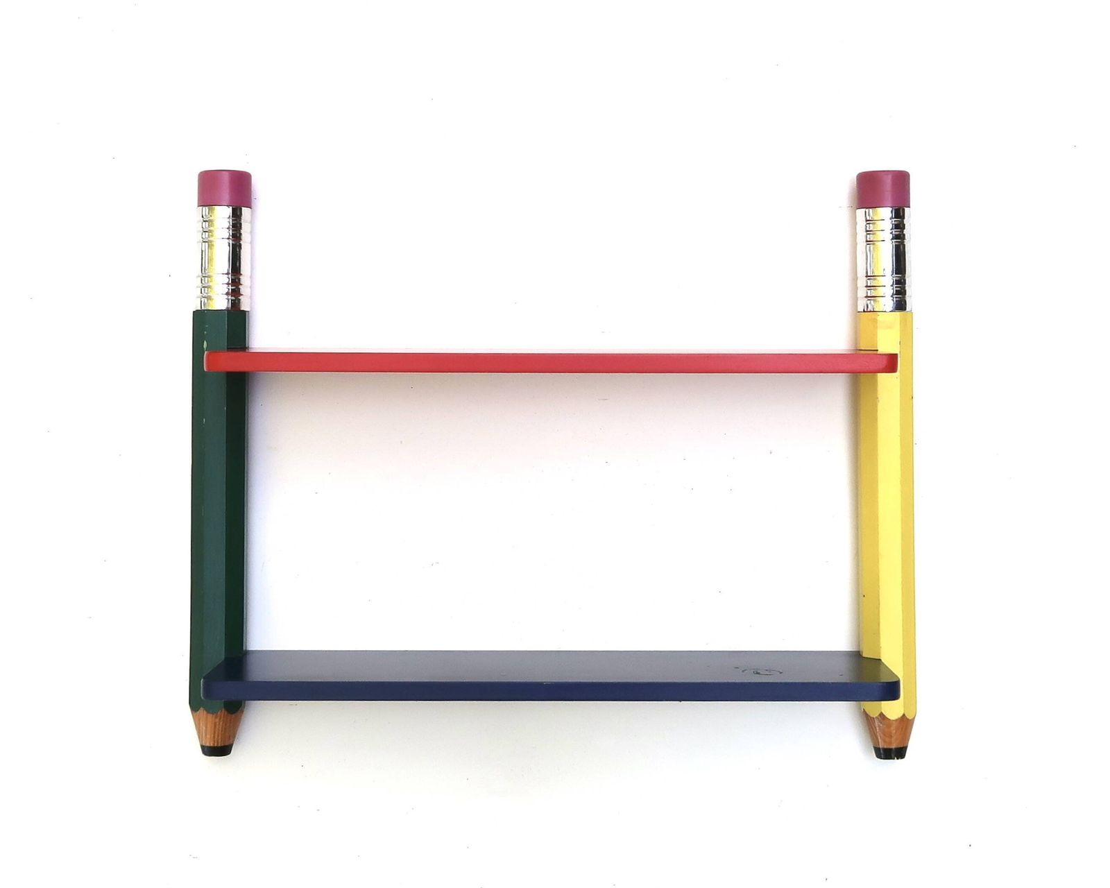 Wall Shelf By Pierre Sala, 1980s Memphis Design In Primary Colours. photo 206.0