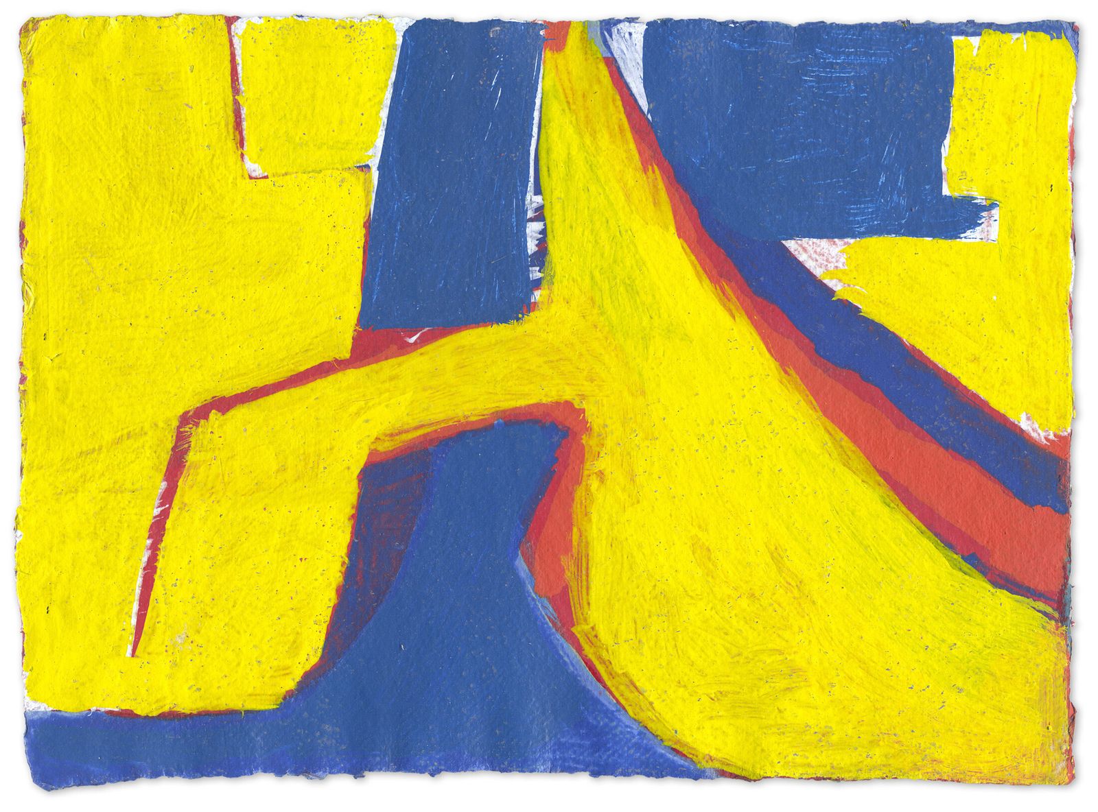 Striking Abstract Painting By English Artist Frank Beanland, 2007 photo furniture