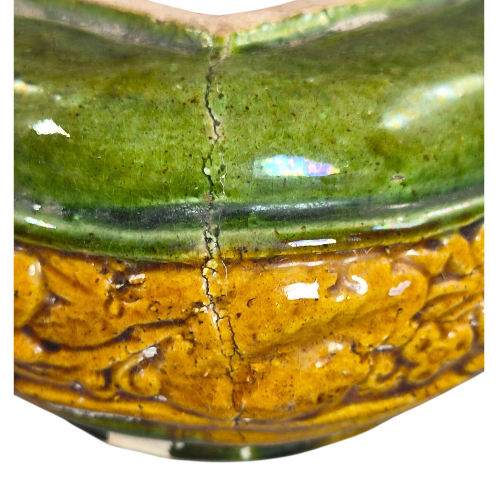 Woonaccessoires Antiek Chinees Sancai Geglazuurd Keramiek Waterpot Liao-dynastie photo