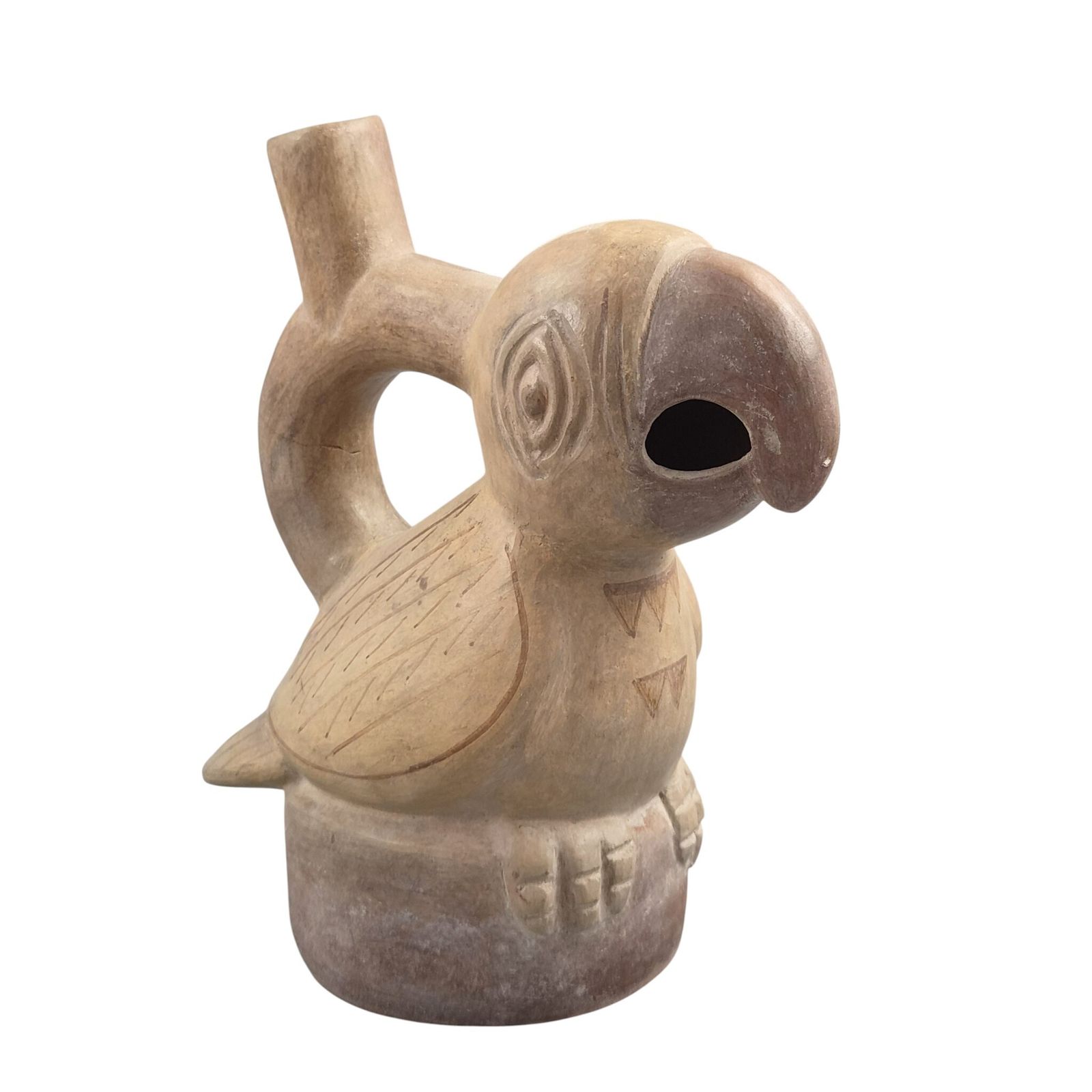 Genuine Ancient Pre Columbian Terracotta Ornithomorphic Artifact Over 2000 Years Old photo 3750.0