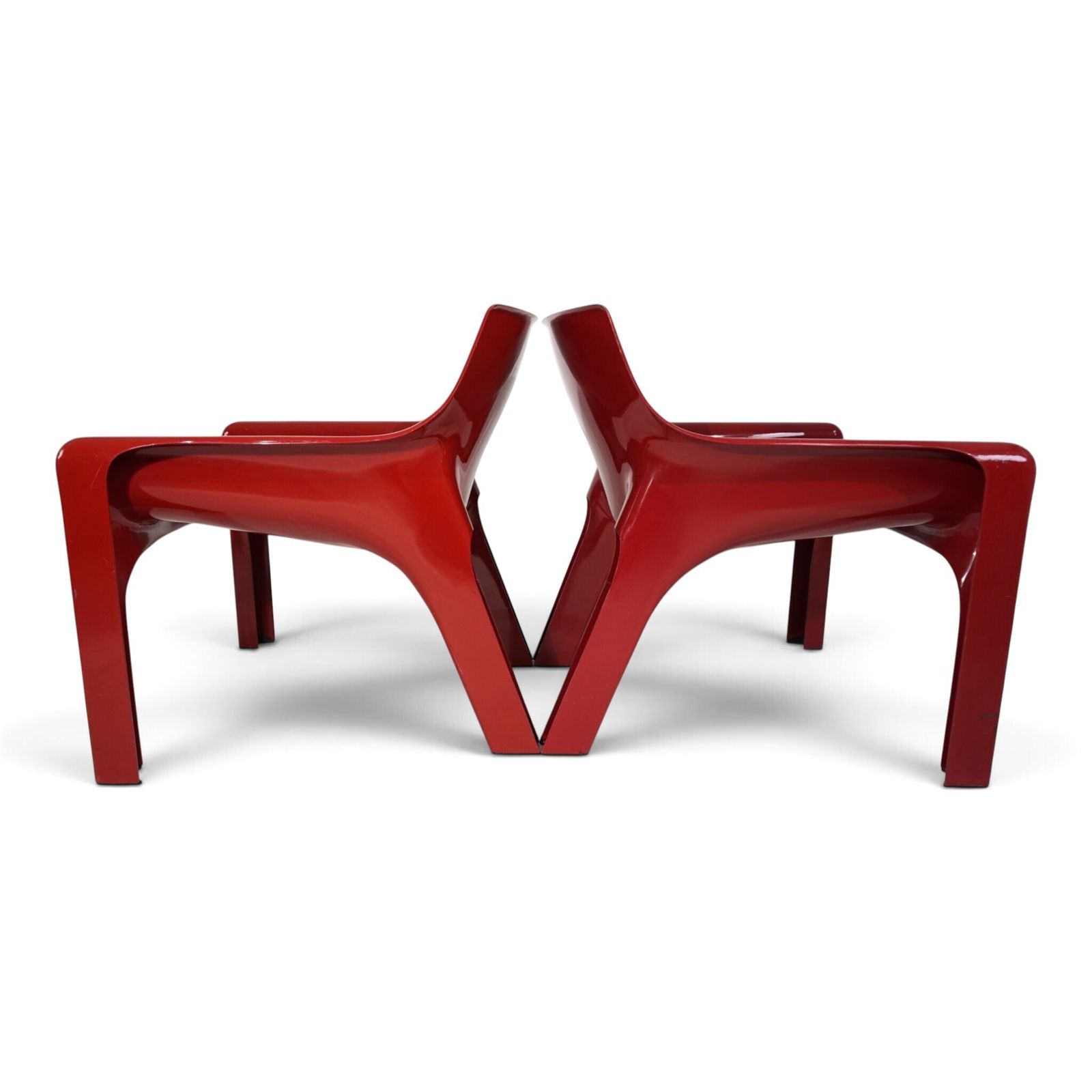 Vico Magistretti Vicario Set Of 2 Lounge Chairs For Artemide, 1970 photo for sale