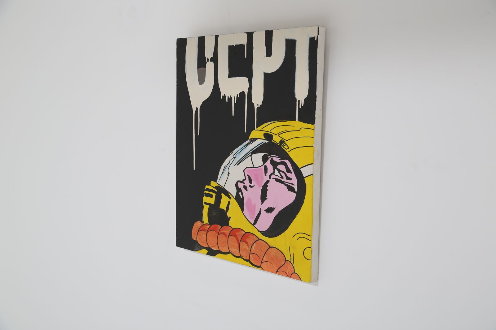 « My Space », Pop Art sur toile par Cept, signé et daté 2007. photo 2795.0