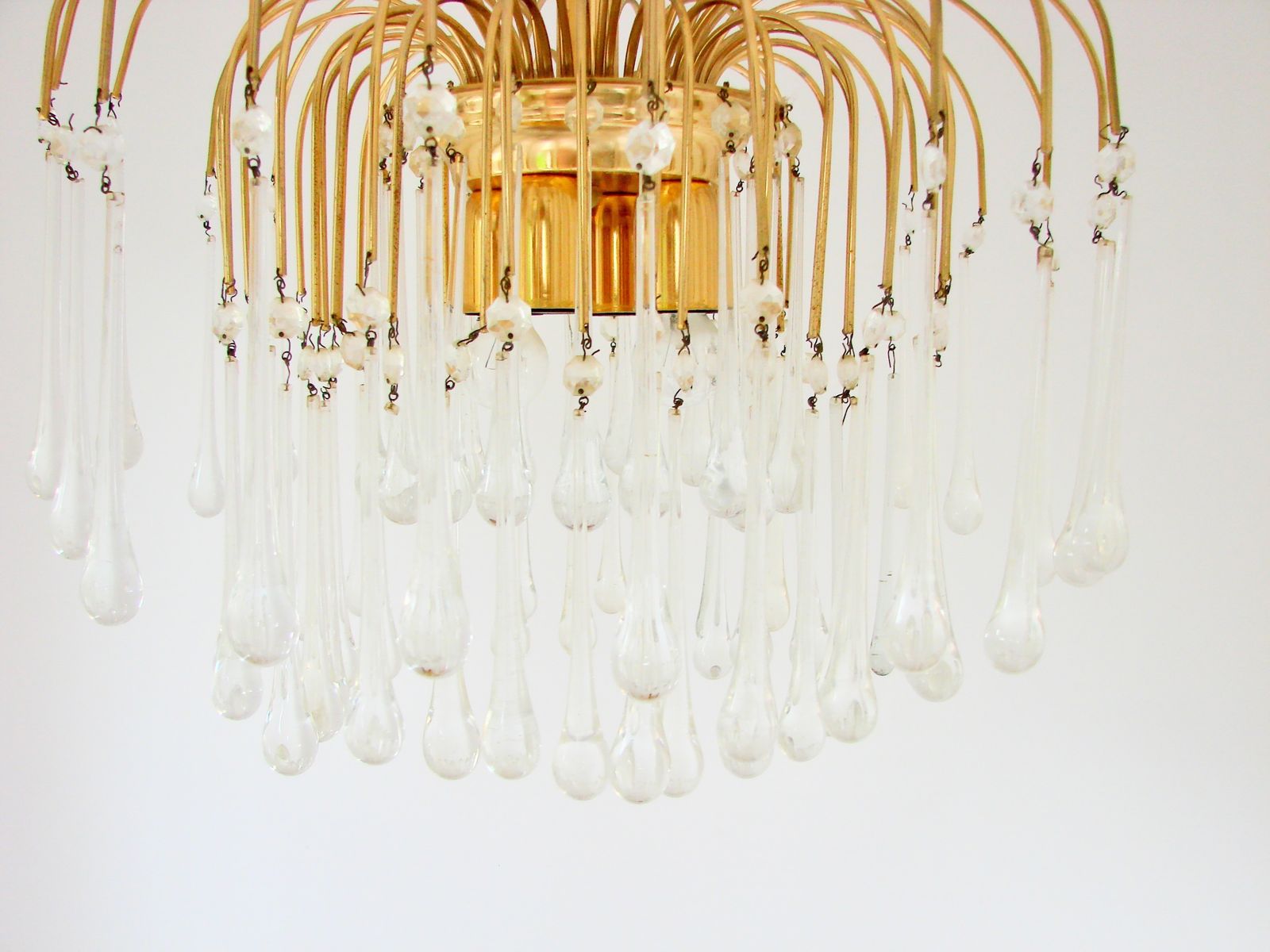 Hanglamp ontworpen door Paolo Venini, jaren 1970. photo for sale