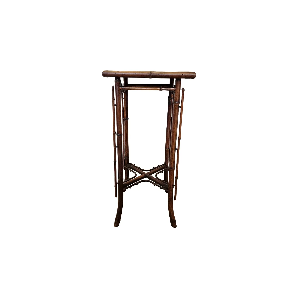 French Bamboo Art Nouveau Plant Table, Late 1800s photo buy