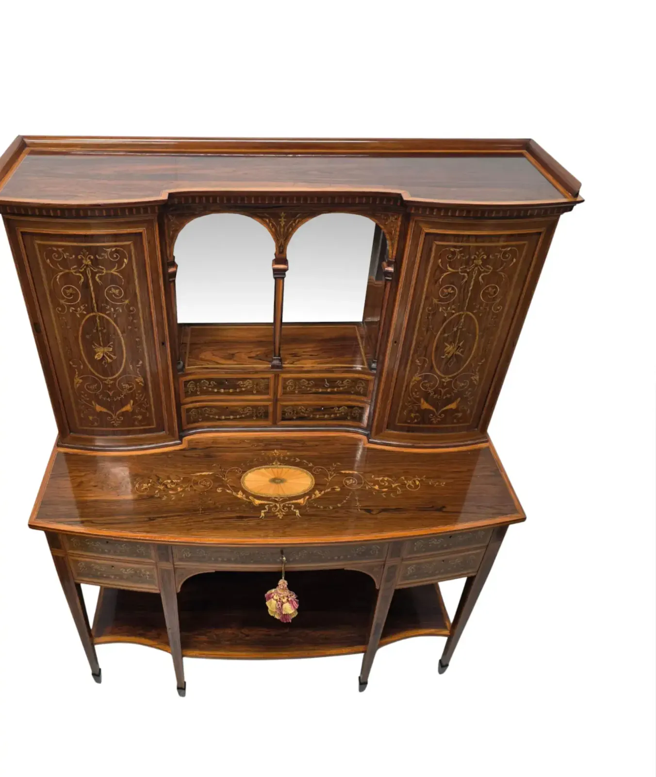 A Very Rare Edwardian Inlaid Cabinet Attributed To London Maker 'Edward And Roberts' photo 15828.0