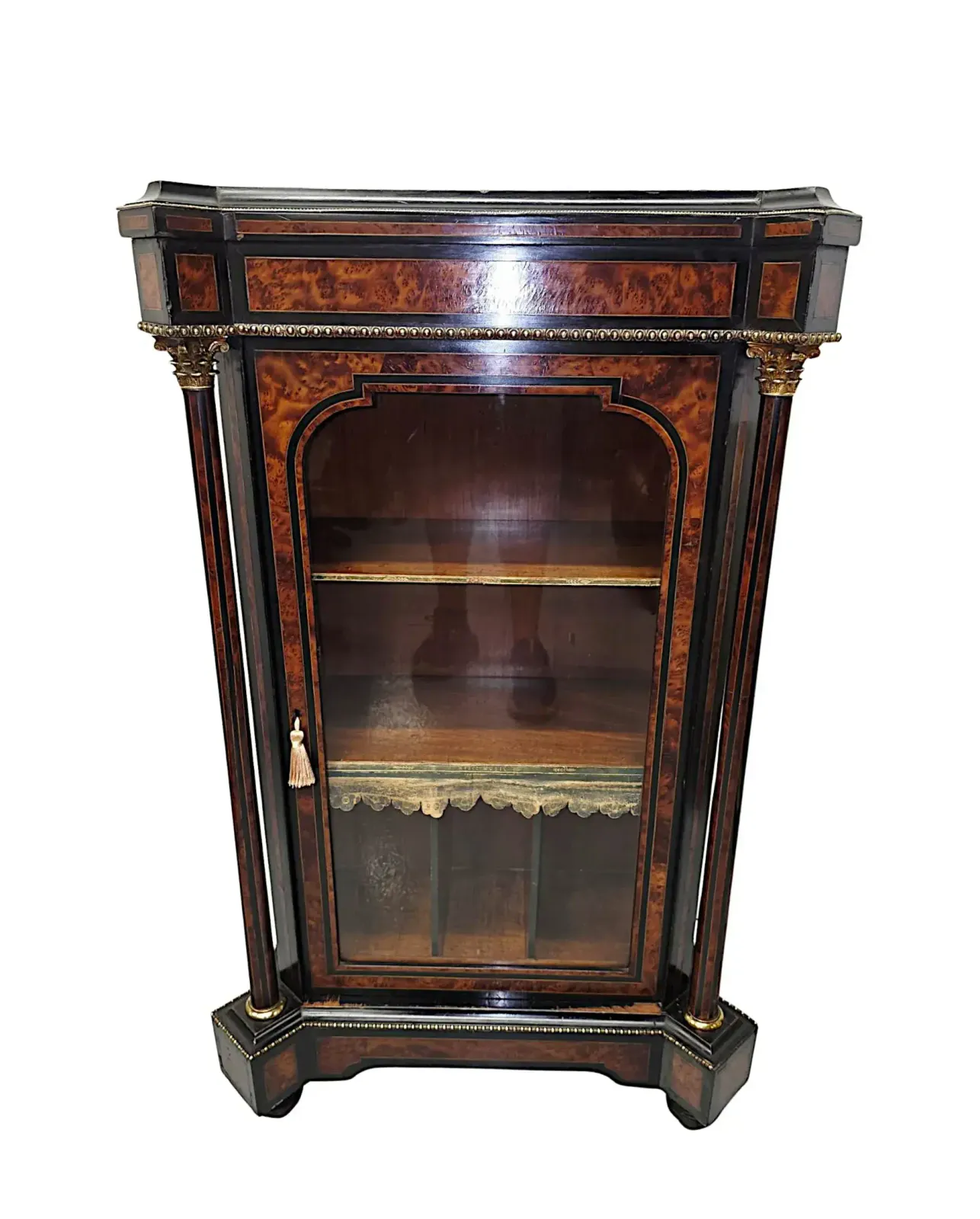 photo furniture A Very Rare Edwardian Inlaid Cabinet Attributed To London Maker 'Edward And Roberts'