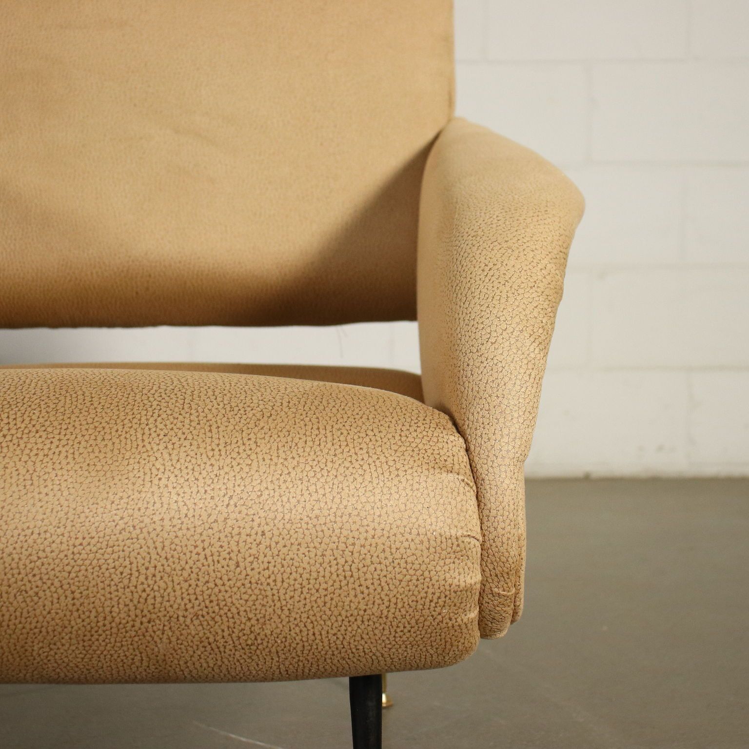 Armchairs From The 1950s 60s In Faux Leather And Foam photo vintage