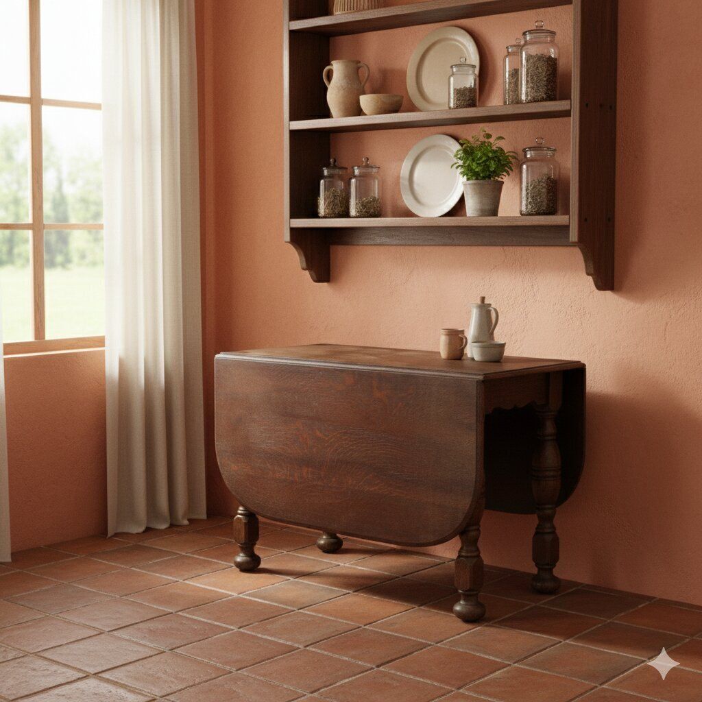 Klapblad Eiken Tafel   Engeland, 20e eeuw photo furniture