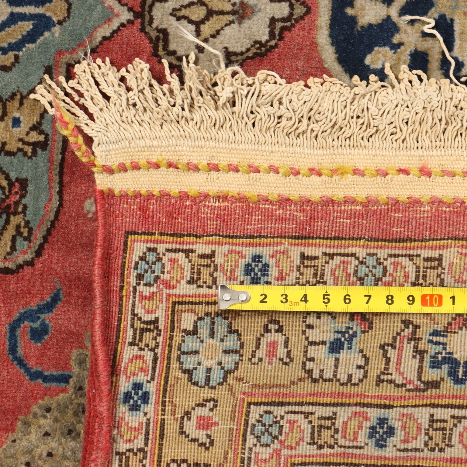 Antique Asian Carpet Cotton Wool Extra Thin Knot 139 X 94 In photo buy