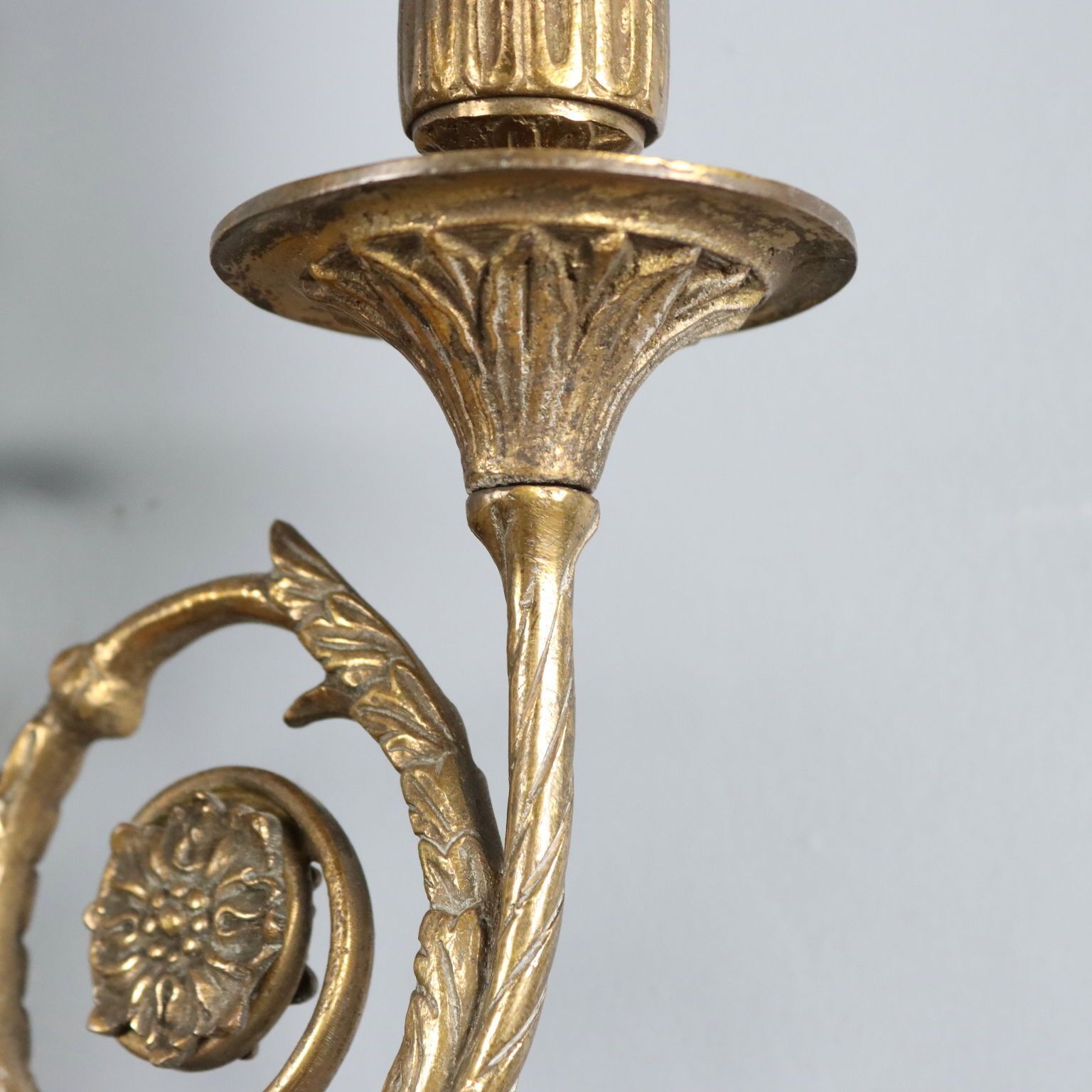 Wall Lamps Neoclassical Style Gilded Bronze XX Century photo 390.0