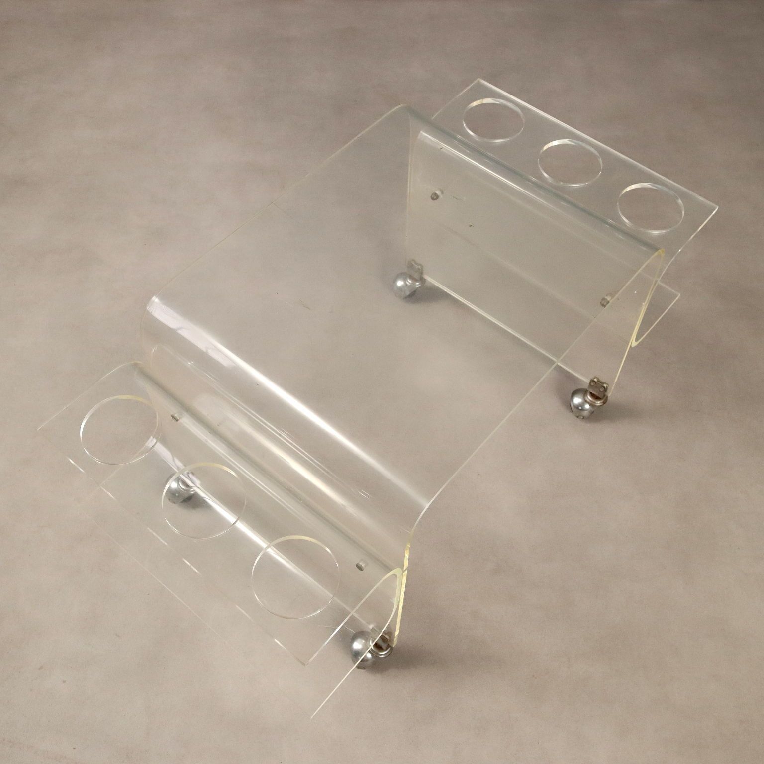 Vintage keukenkar plexiglas design Italië jaren 1970 photo 320.0