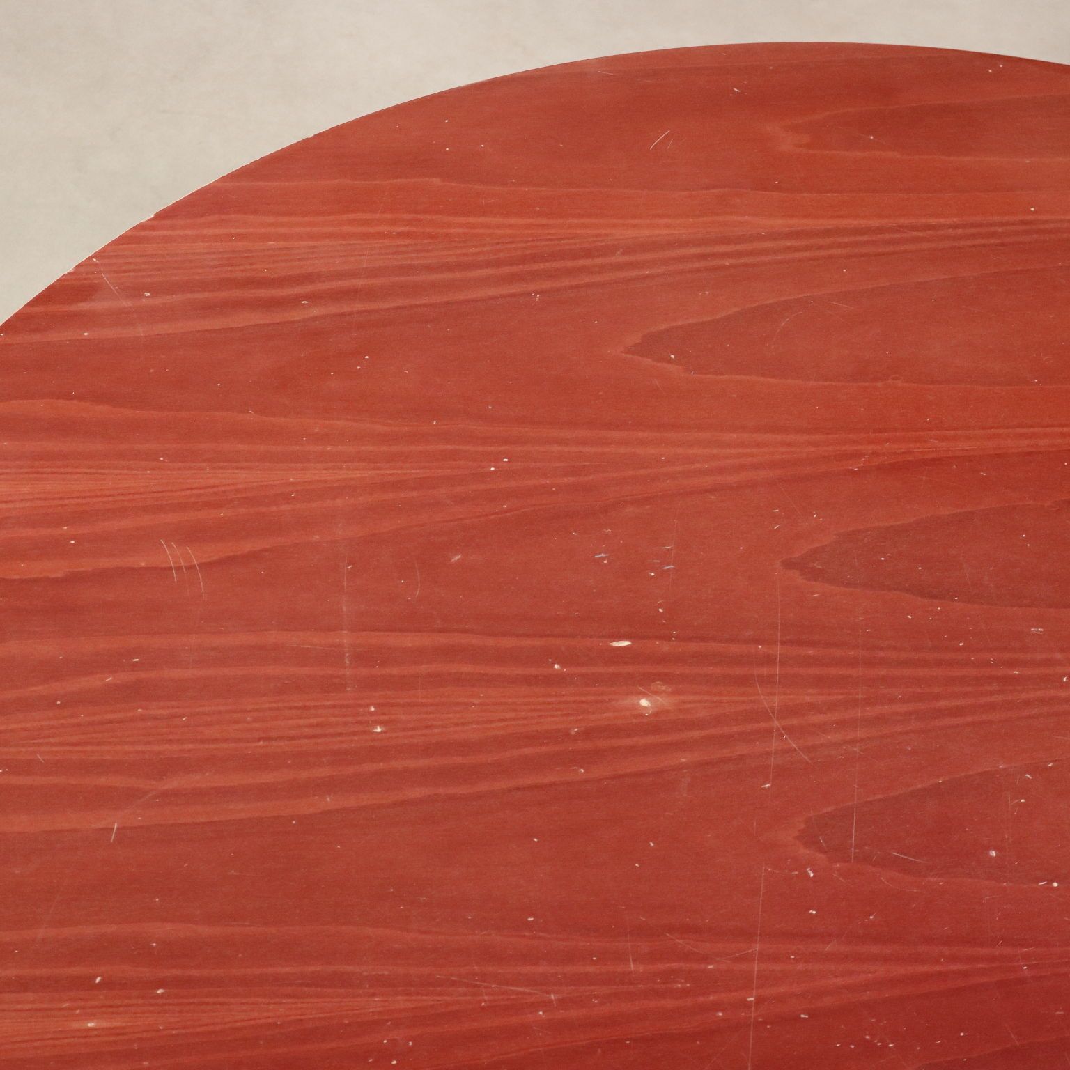 Vintage Salontafel Gefineerd Hout Keramische Bollen Design jaren 1980 photo vintage