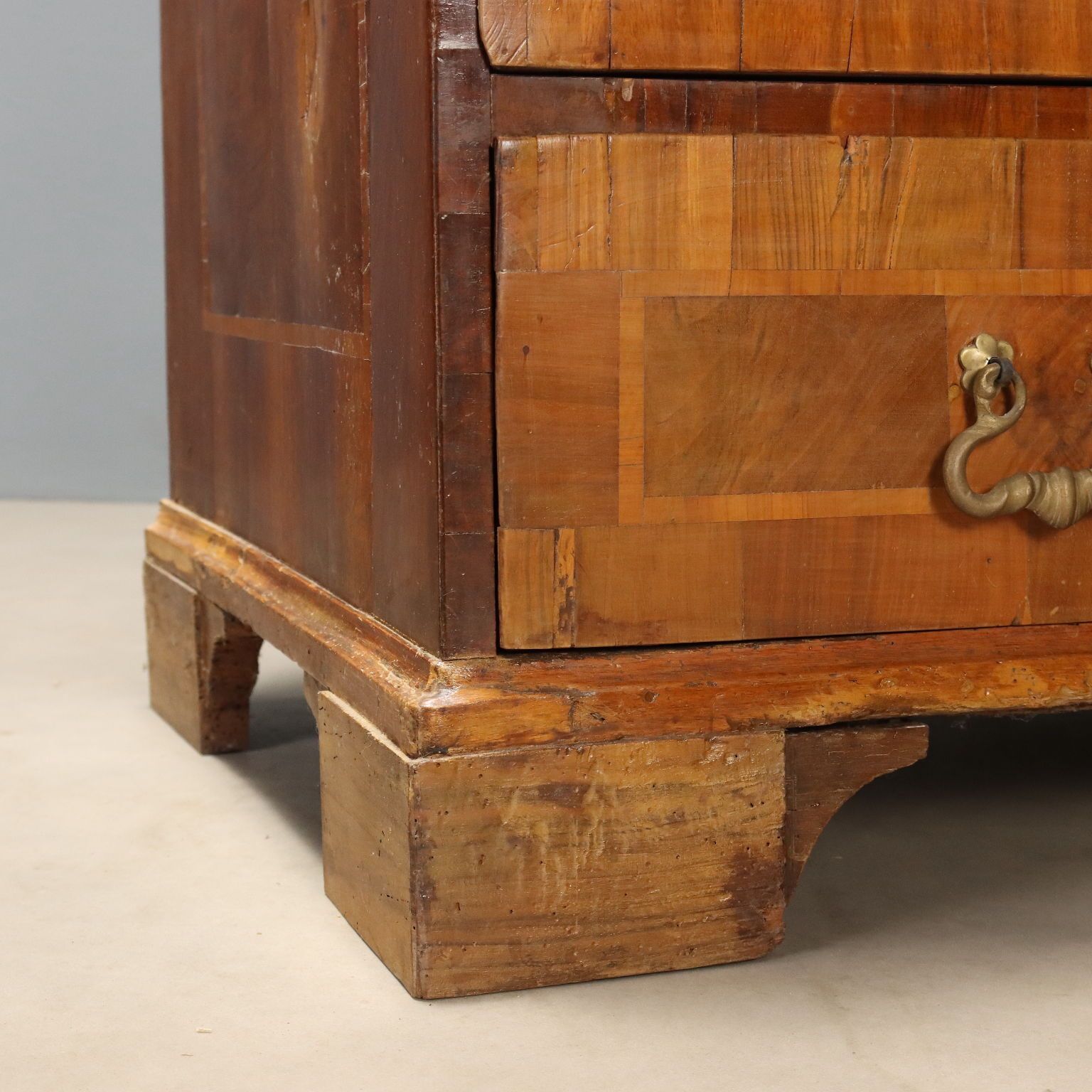 Furniture Walnut Bureau   Italy 18th Century photo