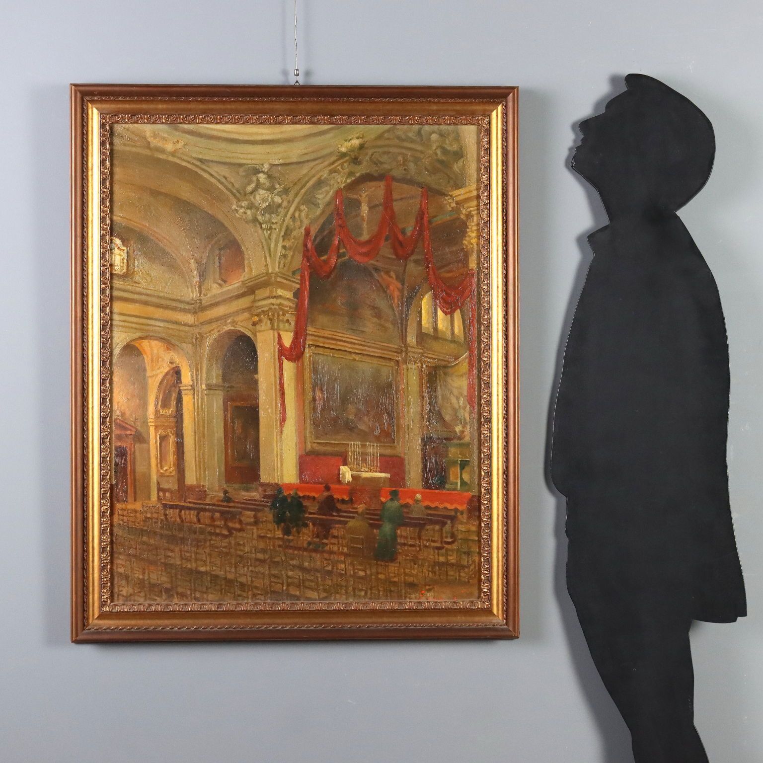 Modern Painting Interior Of The Church Of San Marco In Milan '900 photo furniture