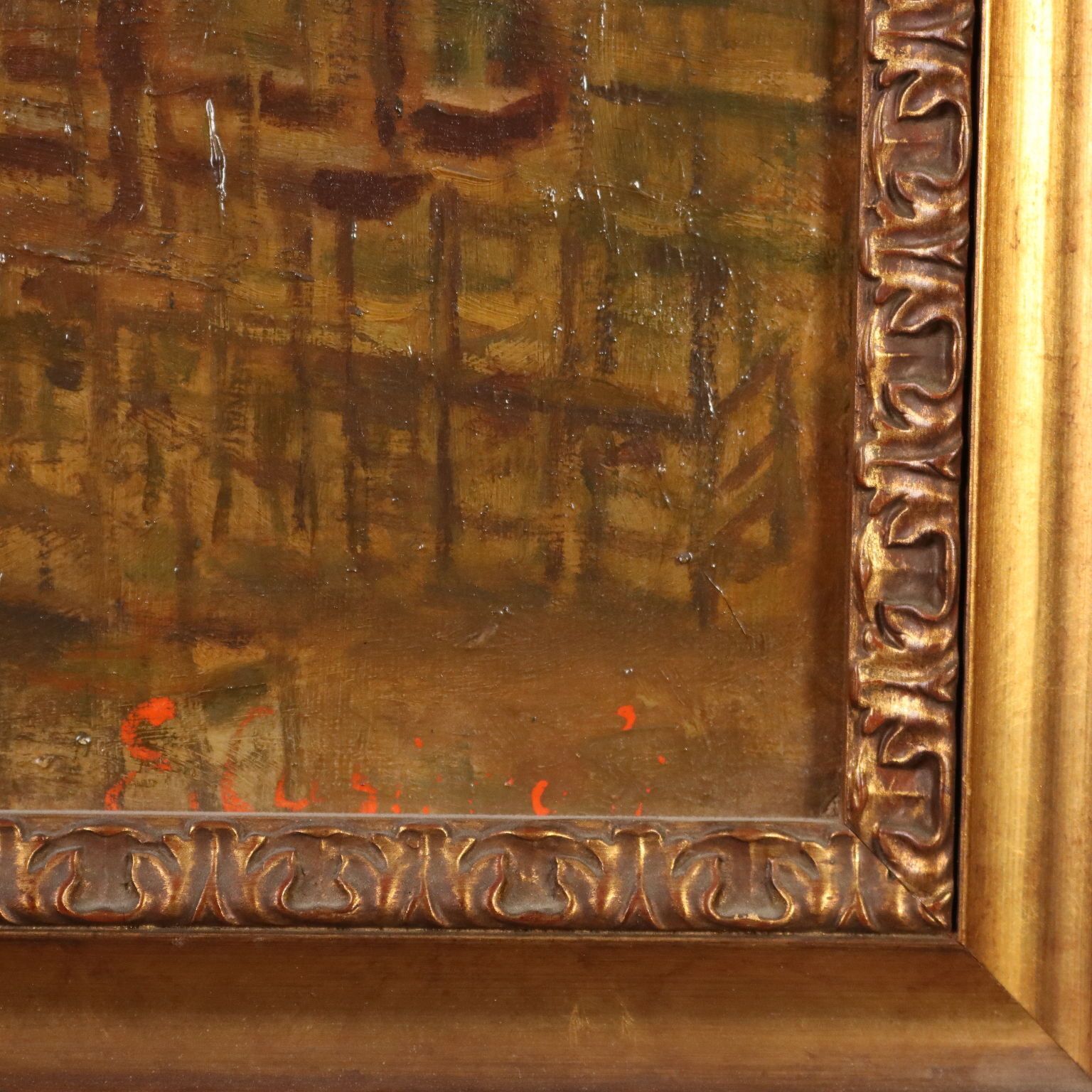Peinture moderne, intérieur de l'église San Marco à Milan, XXe siècle photo buy