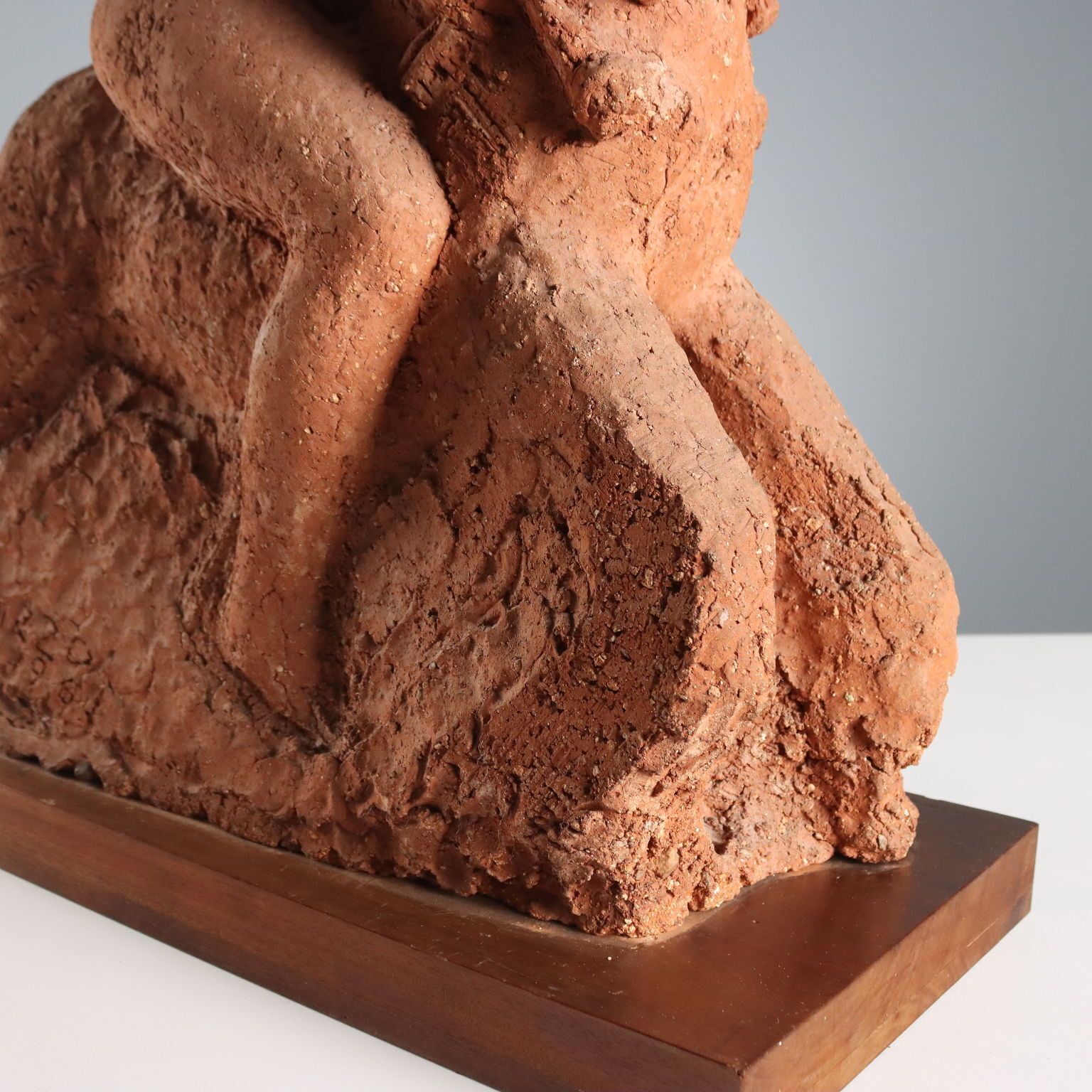 Modern Sculpture Signed José Pizzo My Rocking Horse 1961 photo vinterior