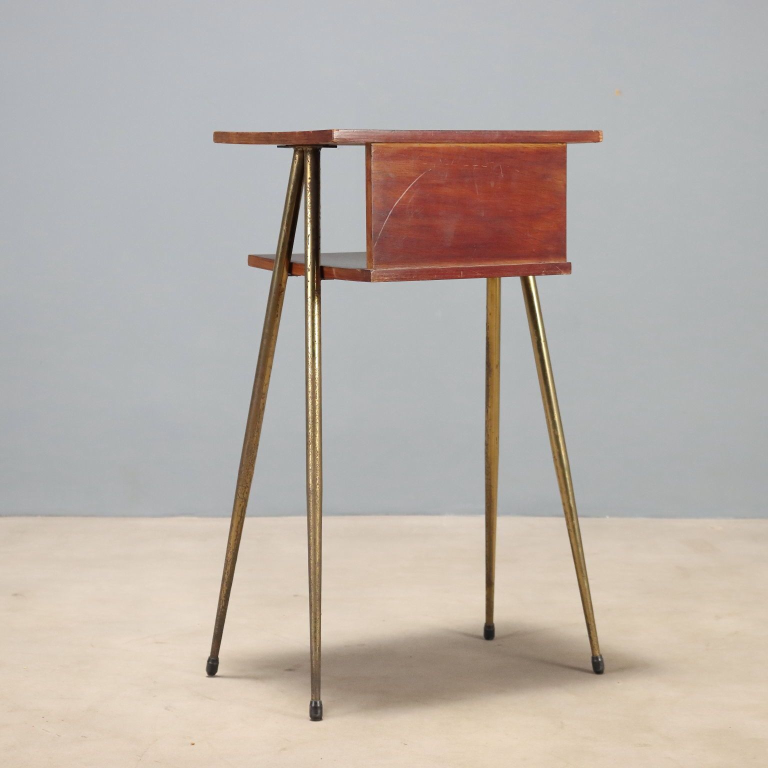 Vintage kast, teak, messing, design, Italië, jaren 1960 photo buy
