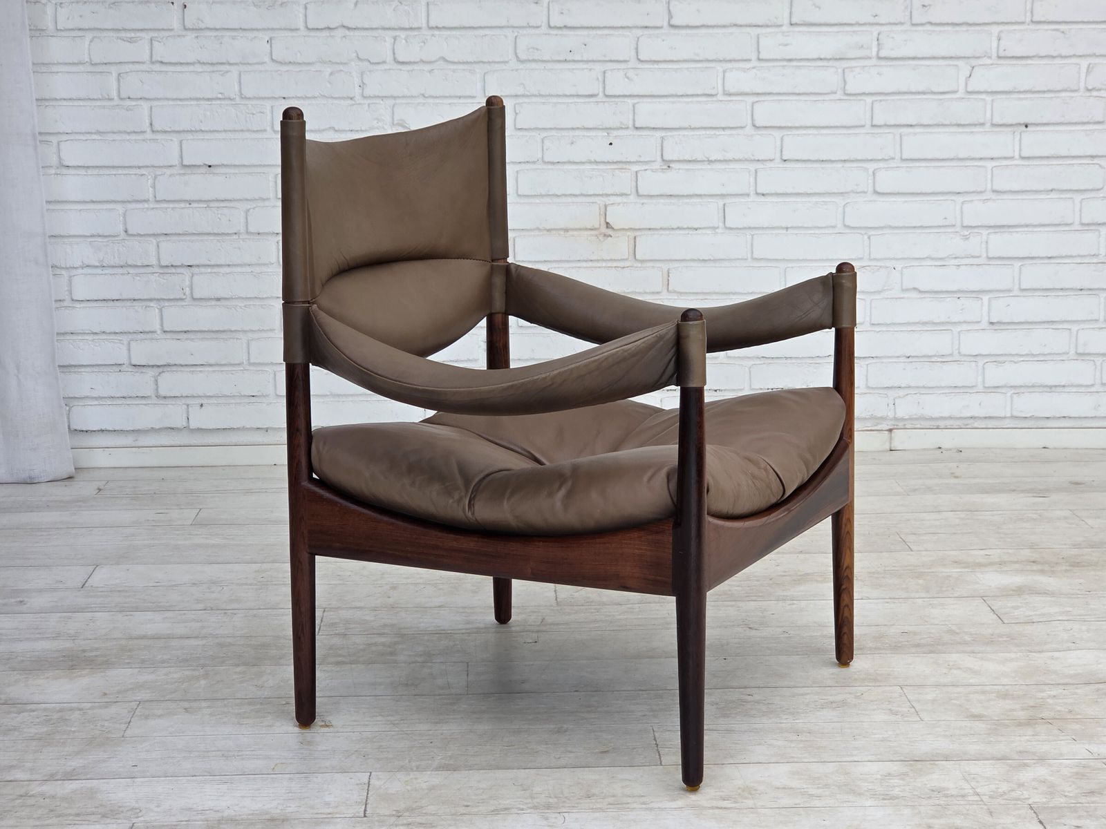 1970s, Danish Design By Kristian Vedel, Highback Armchair Model "Modus". photo furniture