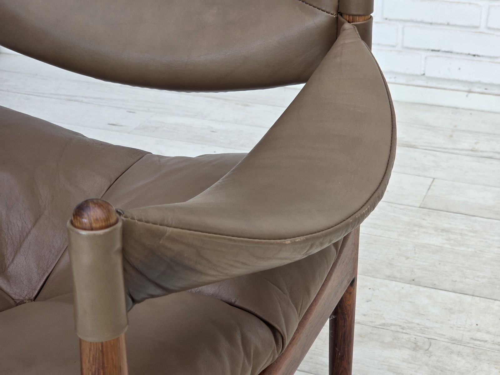 1970s, Danish Design By Kristian Vedel, Highback Armchair Model "Modus". photo buy