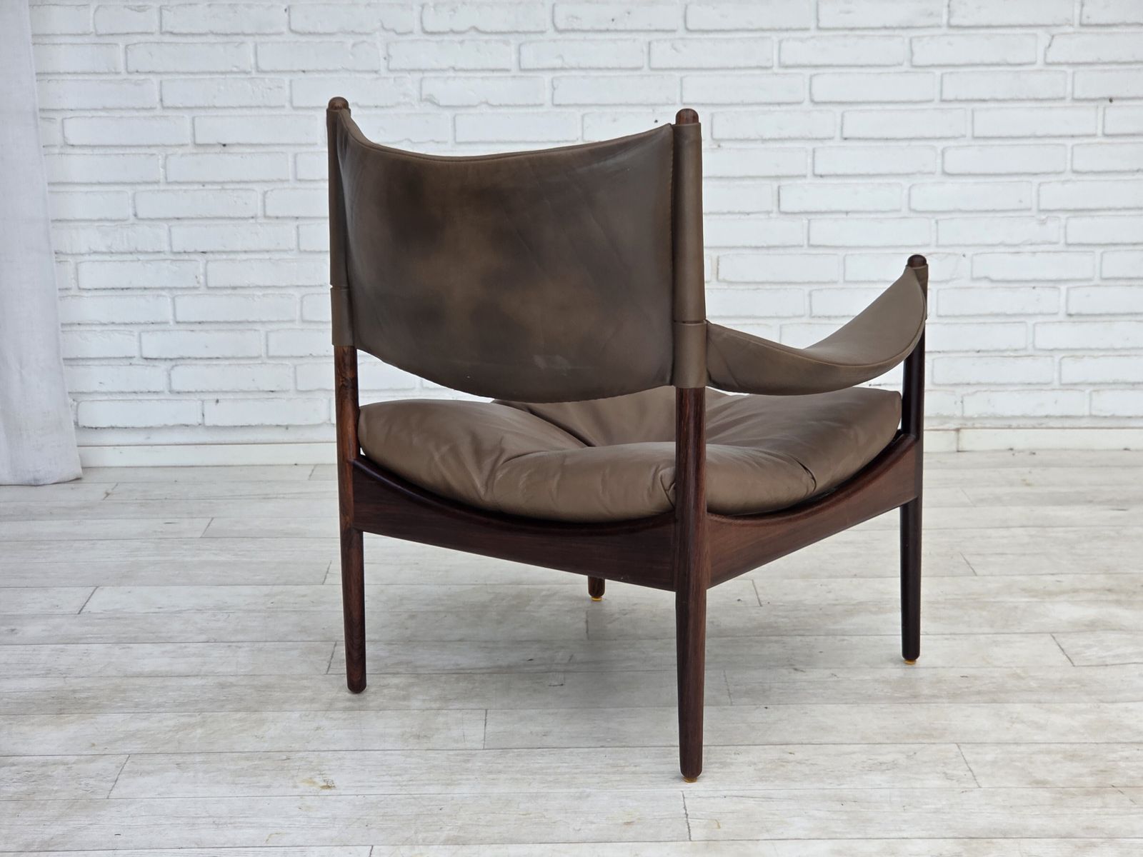 Furniture 1970s, Danish Design By Kristian Vedel, Highback Armchair Model "Modus". photo