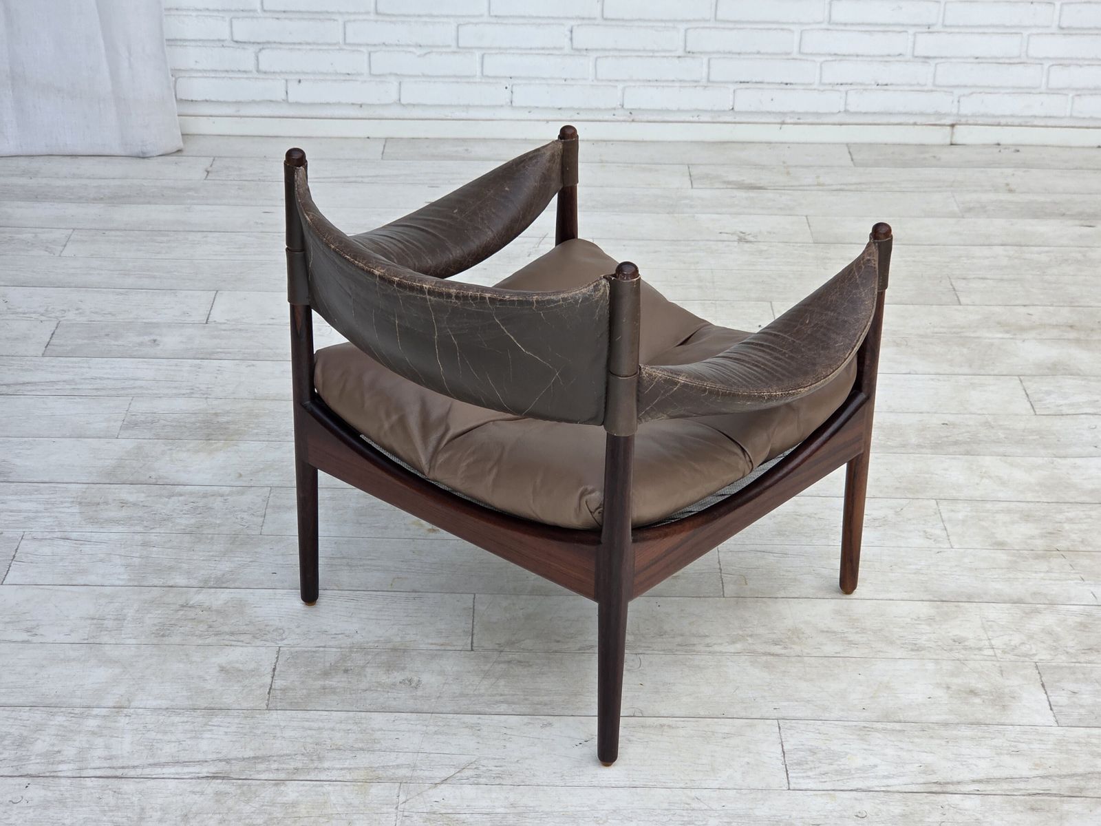 1190.0 1970s, Danish Design By Kristian Vedel, Armchair Model "Modus". photo