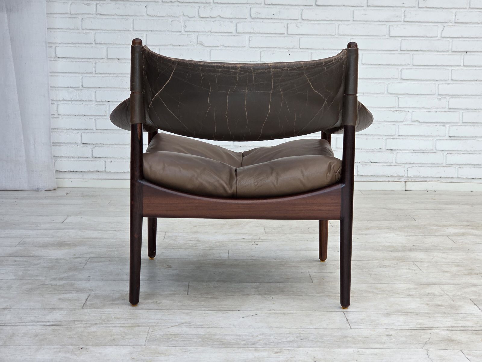 photo vinterior 1970s, Danish Design By Kristian Vedel, Armchair Model "Modus".