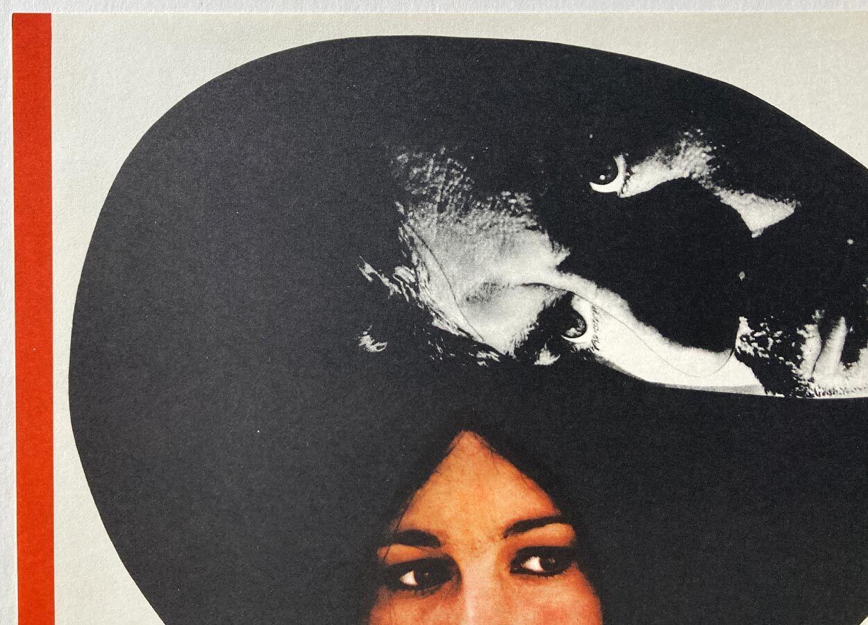 Filmaffiche, The Bandit, Jaroslav Fišer, 1970, Vintage Tsjechisch ontwerp photo Kunst