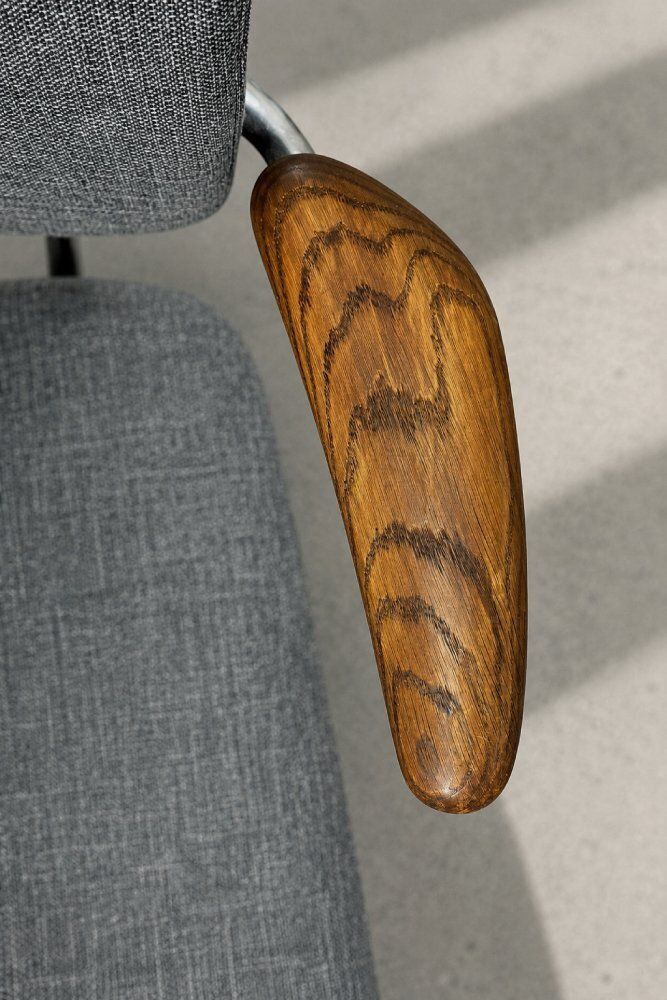 Meubels Mid-Century Scandinavian Modern Industrial Office Swivel Chair From Verkstads Ab Lindqvist, 1960s photo