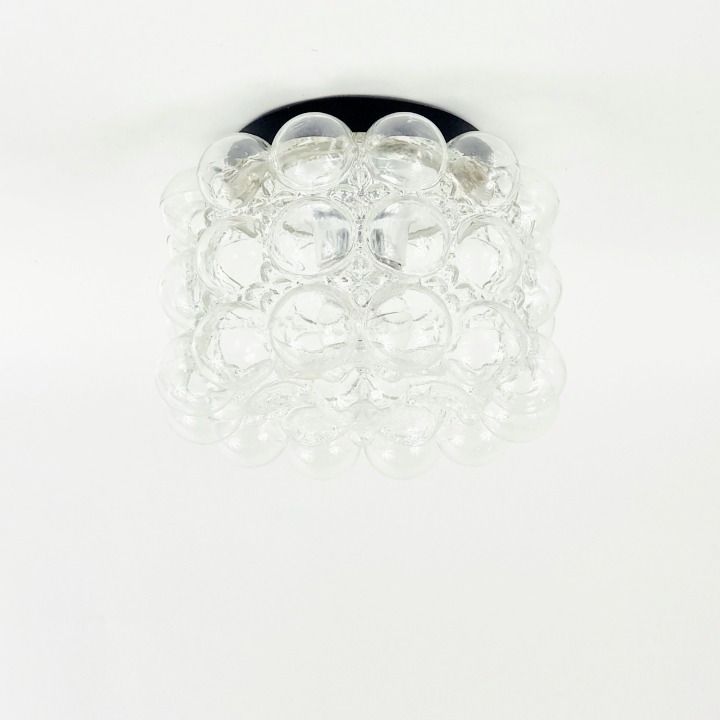 Mid Century Modern Transparent Bubble Glass Ceiling Light By Helena Tynell For Limburg, Germany, 1960s/1970s photo furniture
