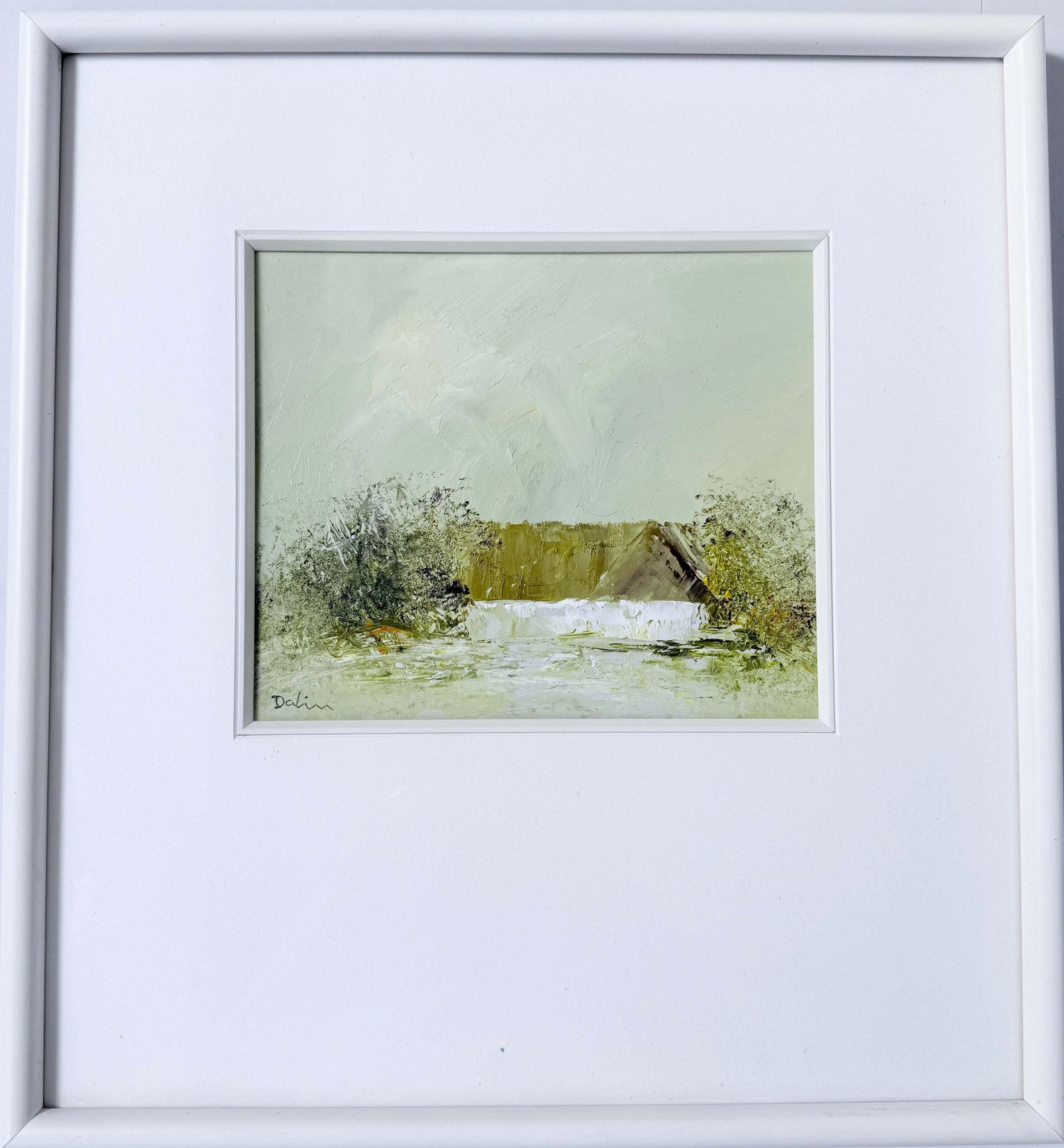 österlen. Vintage Oil Painting By Rolf Dalin.