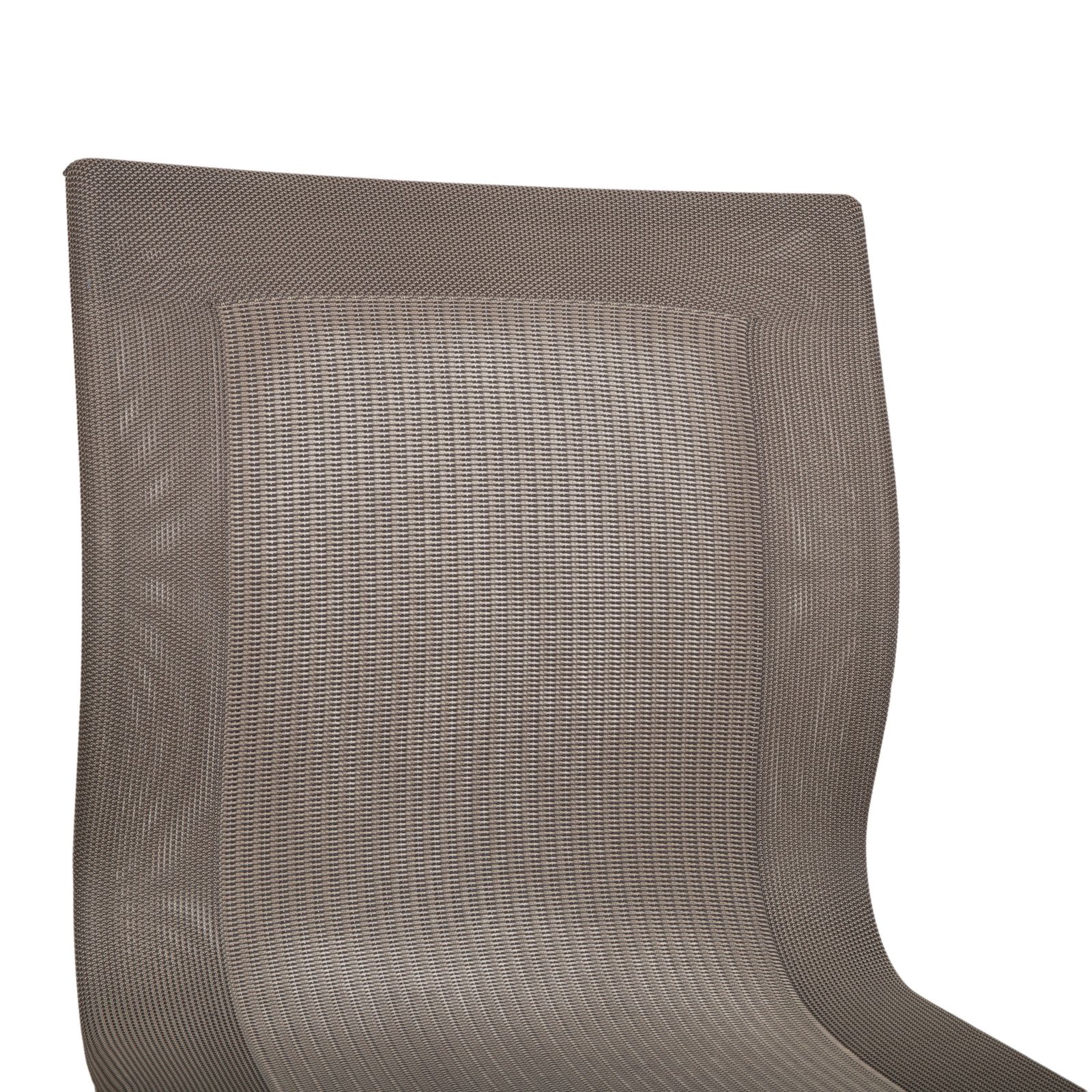 Ensemble de 4 chaises Team 7 Magnum Stricktex en tissu, chrome, gris et beige photo Mobilier