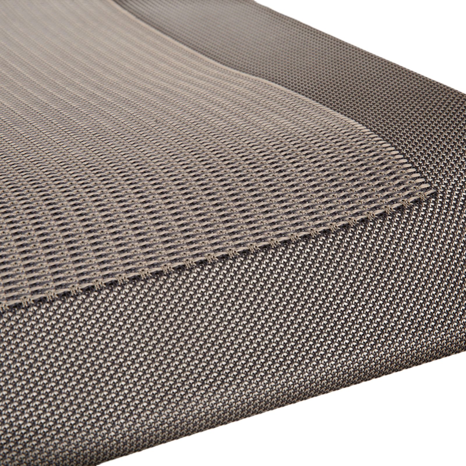Ensemble de 4 chaises Team 7 Magnum Stricktex en tissu, chrome, gris et beige photo vinterior