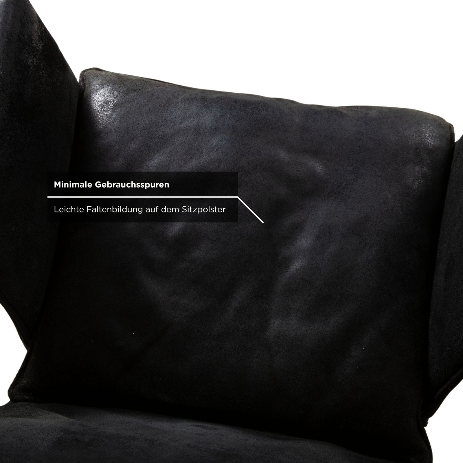 photo furniture Ensemble de 4 chaises KFF Mexico en cuir noir anthracite, chrome