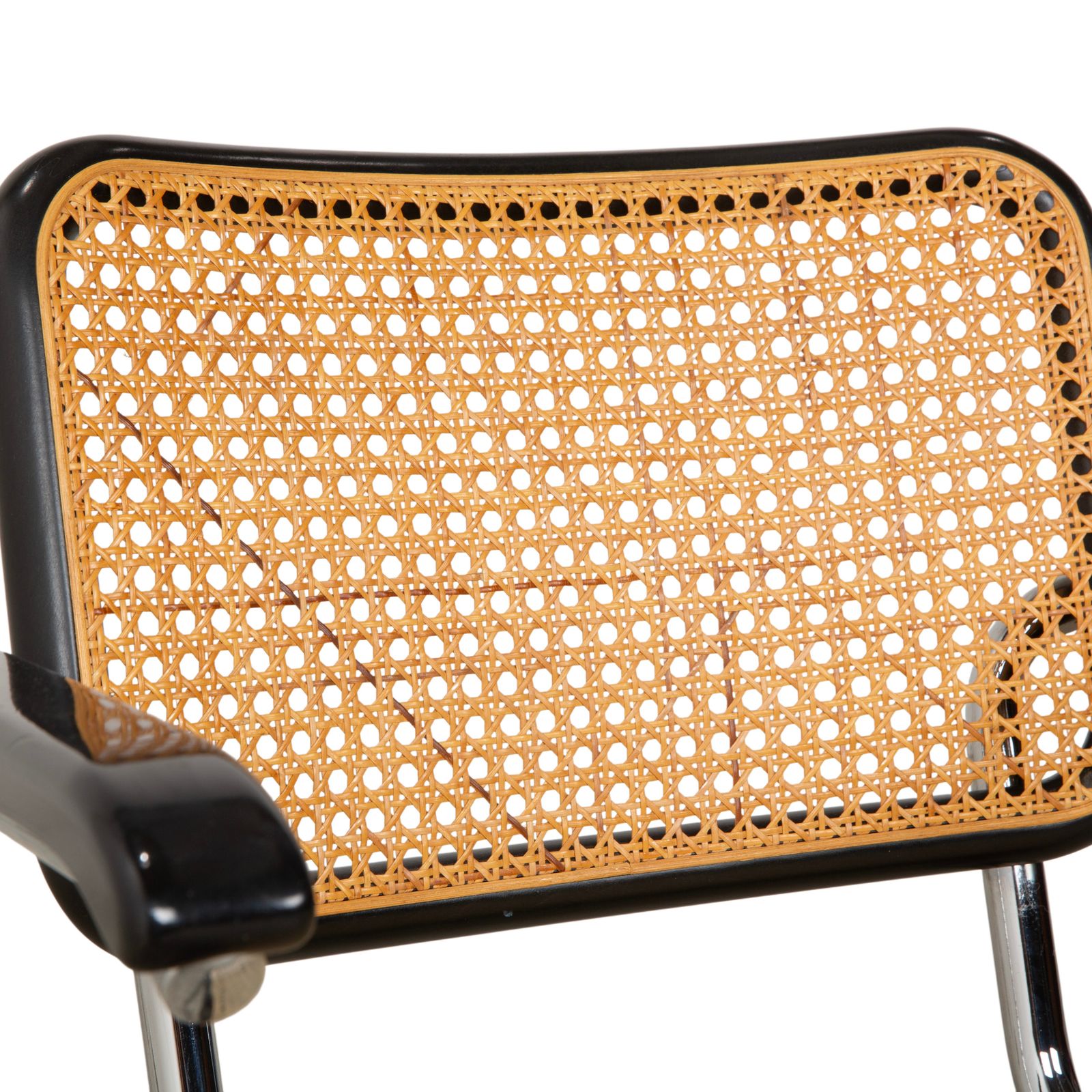 Chaise à piètement cantilever Thonet S 64 en métal noir photo 1117.0
