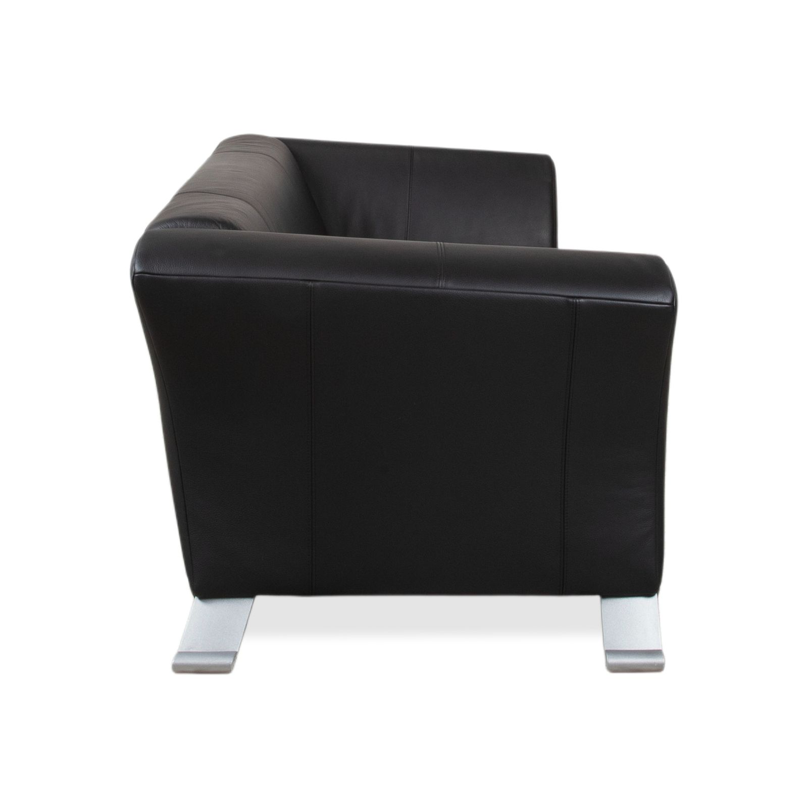 Mobilier Canapé 3 places Rolf Benz 322 en cuir noir photo