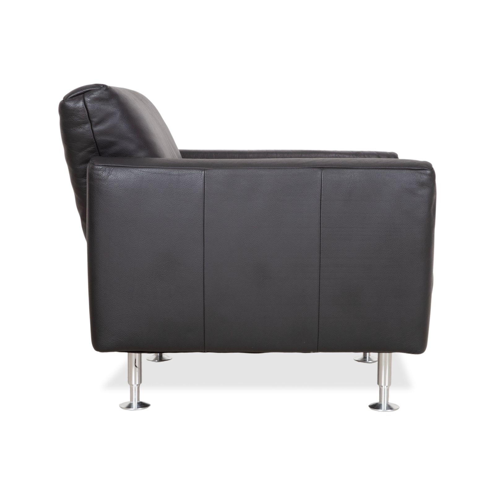 photo for sale Rolf Benz 250 Leren Fauteuil Zwart