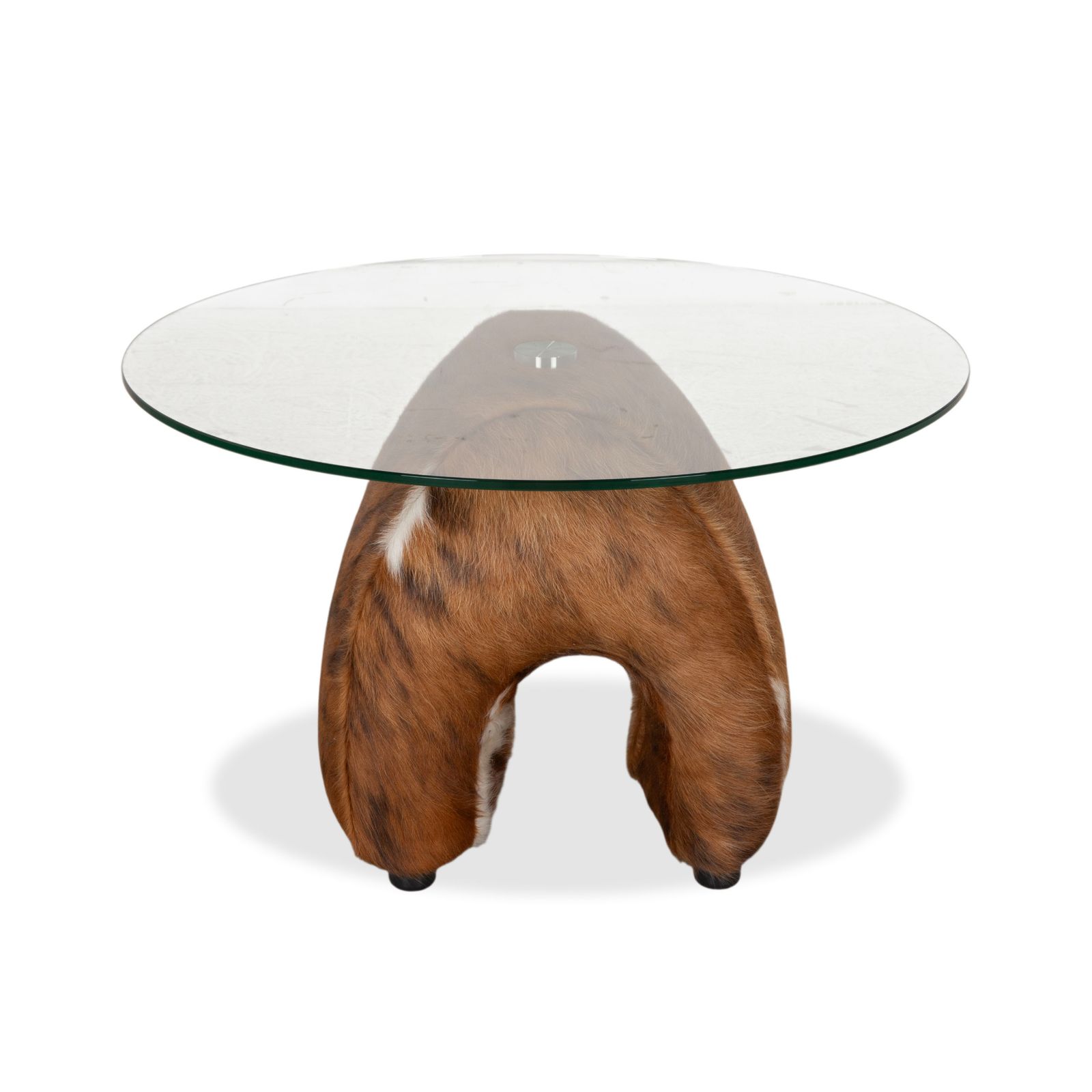 Bretz Fell Glass Coffee Table Brown photo vintage
