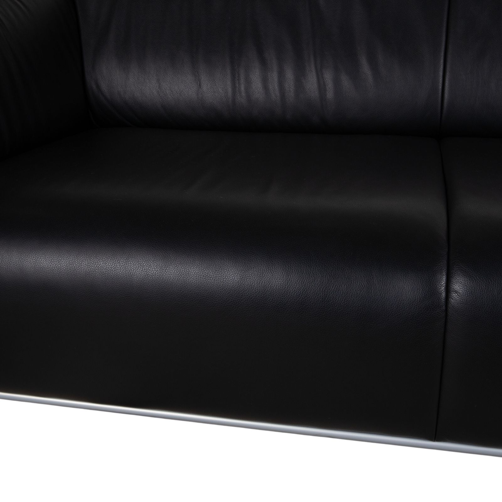 De Sede DS-276 Leather Two Seater Black Sofa photo 3688.0