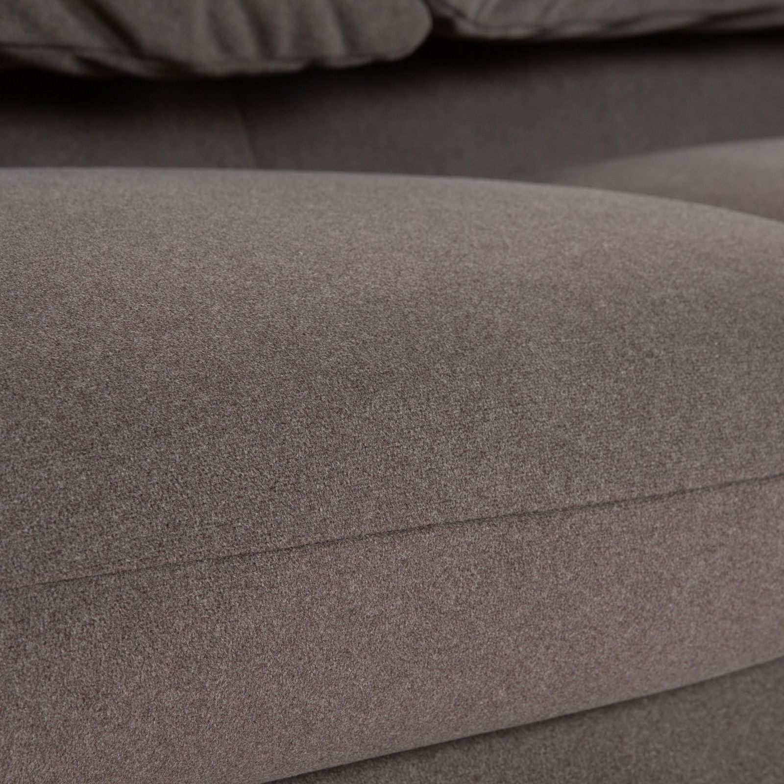 Canapé 2 places Cassina Maralunga en tissu, gris beige, retapissé photo 3912.0