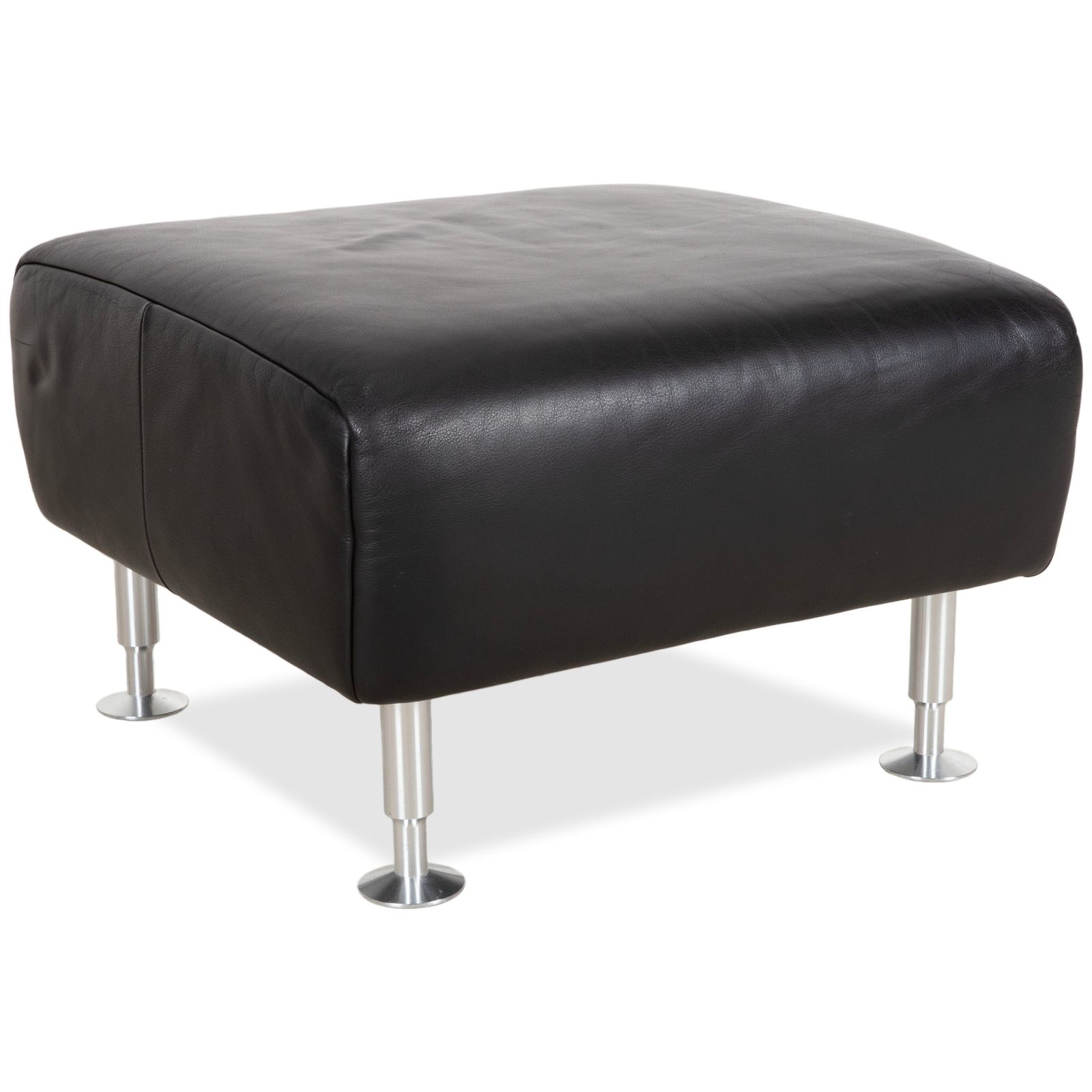 Tabouret Rolf Benz 250 en cuir noir