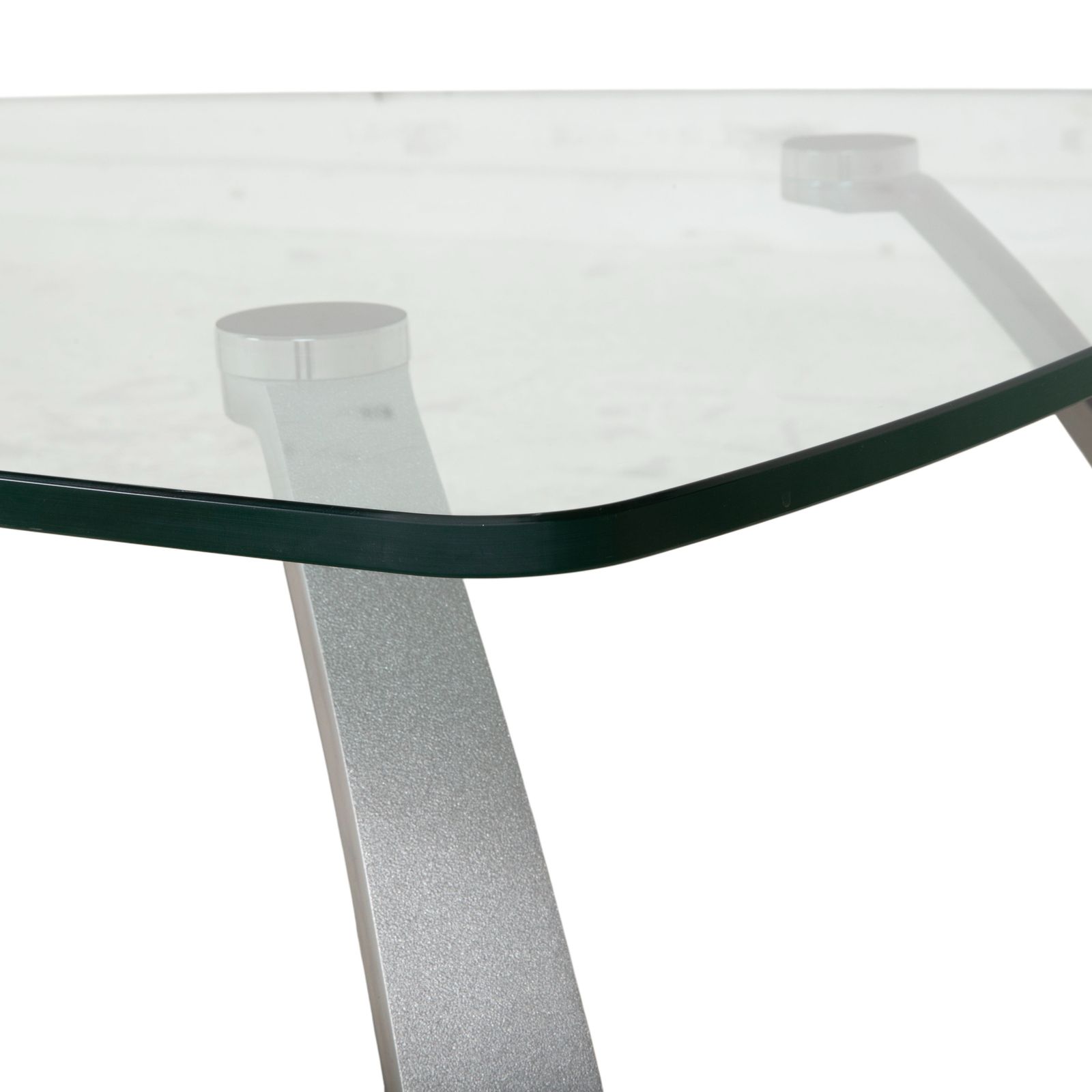 Table basse Rolf Benz 5021 en verre, argentée photo vinterior