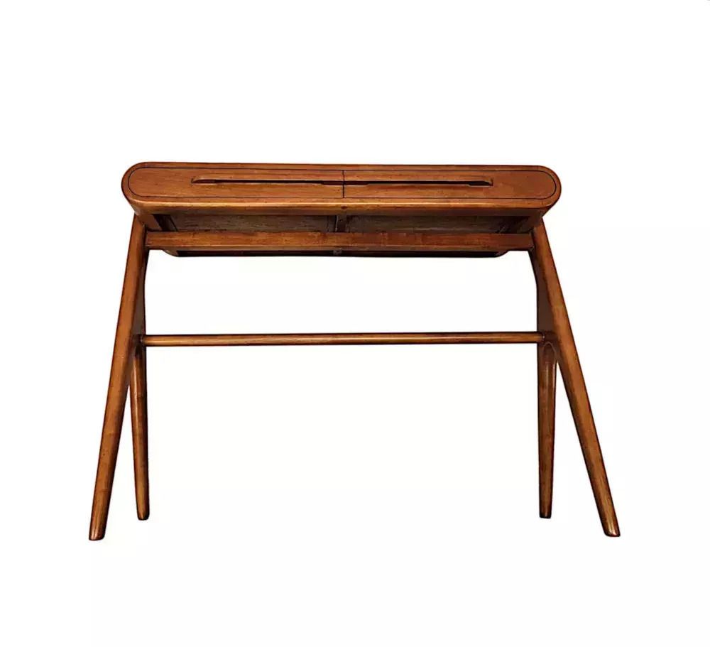 photo furniture A Stunning Walnut Mid Century Danish Style Console Or Side Table