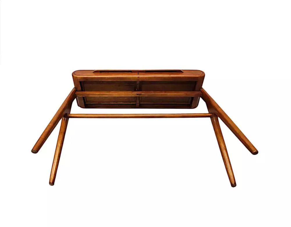 photo for sale A Stunning Walnut Mid Century Danish Style Console Or Side Table