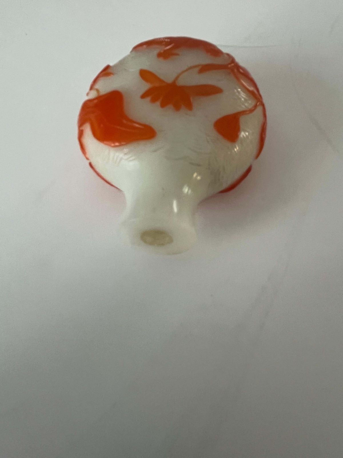 Woonaccessoires Chinese exporteren snuiffles in overlay cameo glas, fijn gesneden, ca. 1925 photo