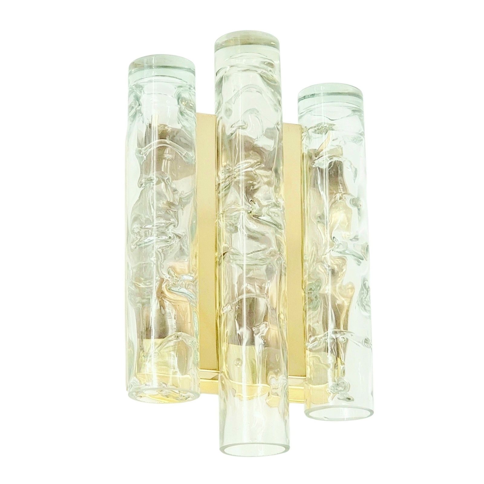 Large Mid Century Modern Murano Glass Wall Light From Doria, Germany, 1960s